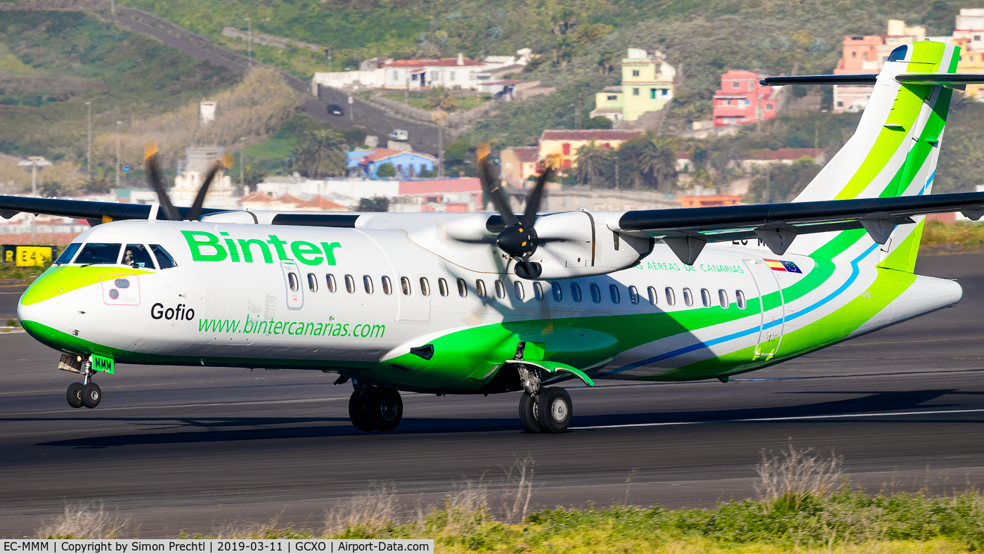 EC-MMM, 2016 ATR 72-212A C/N 1337, EC-MMM @ Tenerife Norte Airport
