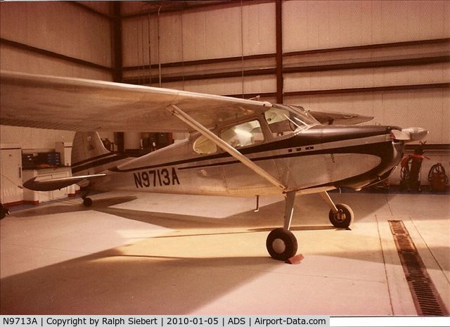 N9713A, 1950 Cessna 170A C/N 19403, When purchased from AA Pilot in Dallas, before paint and polish and new radios. Owner R. Siebert