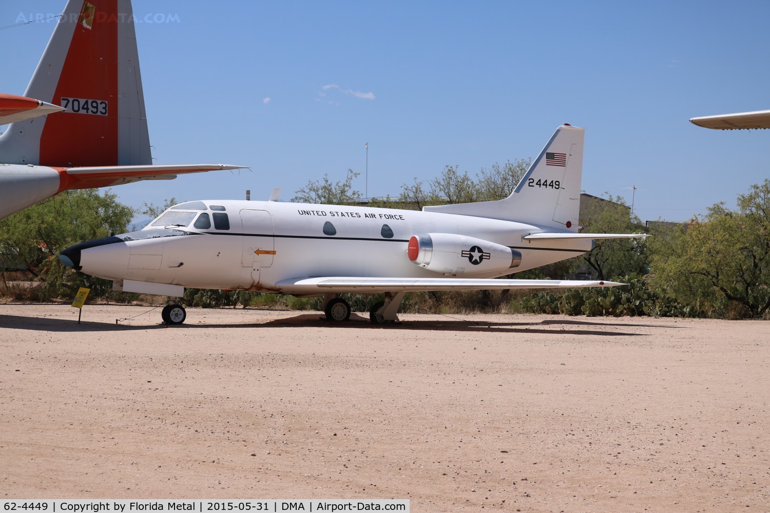 62-4449, 1962 North American CT-39A Sabreliner C/N 276-2, PIMA 2015