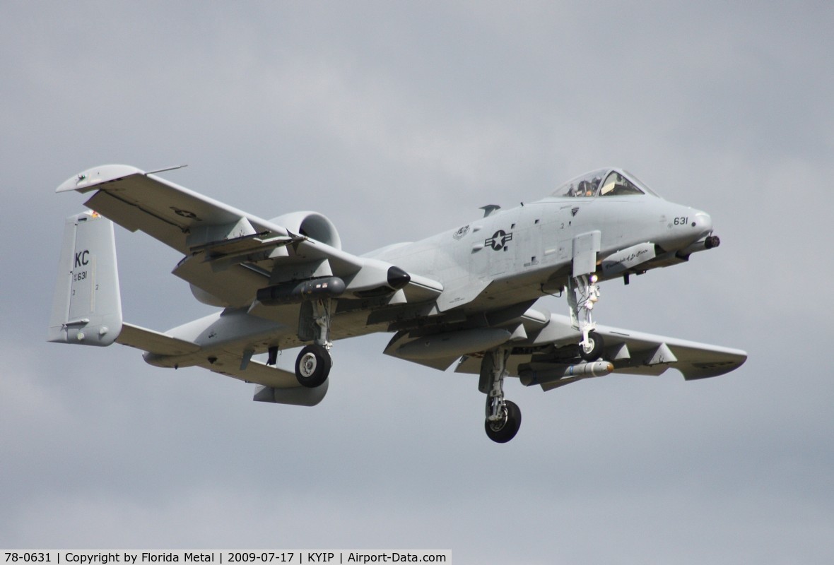 78-0631, 1978 Fairchild Republic A-10C Thunderbolt II C/N A10-0251, TOM 2009