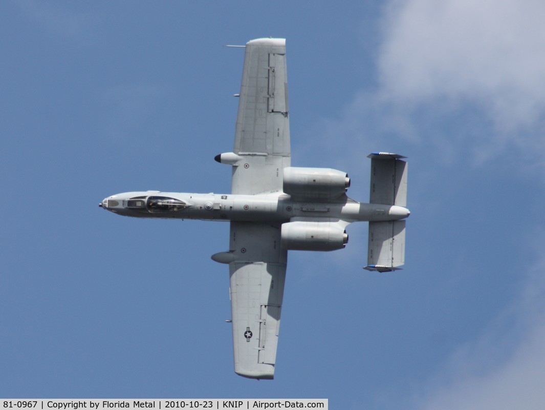 81-0967, 1981 Fairchild Republic A-10C Thunderbolt II C/N A10-0662, NAS JAX 2010