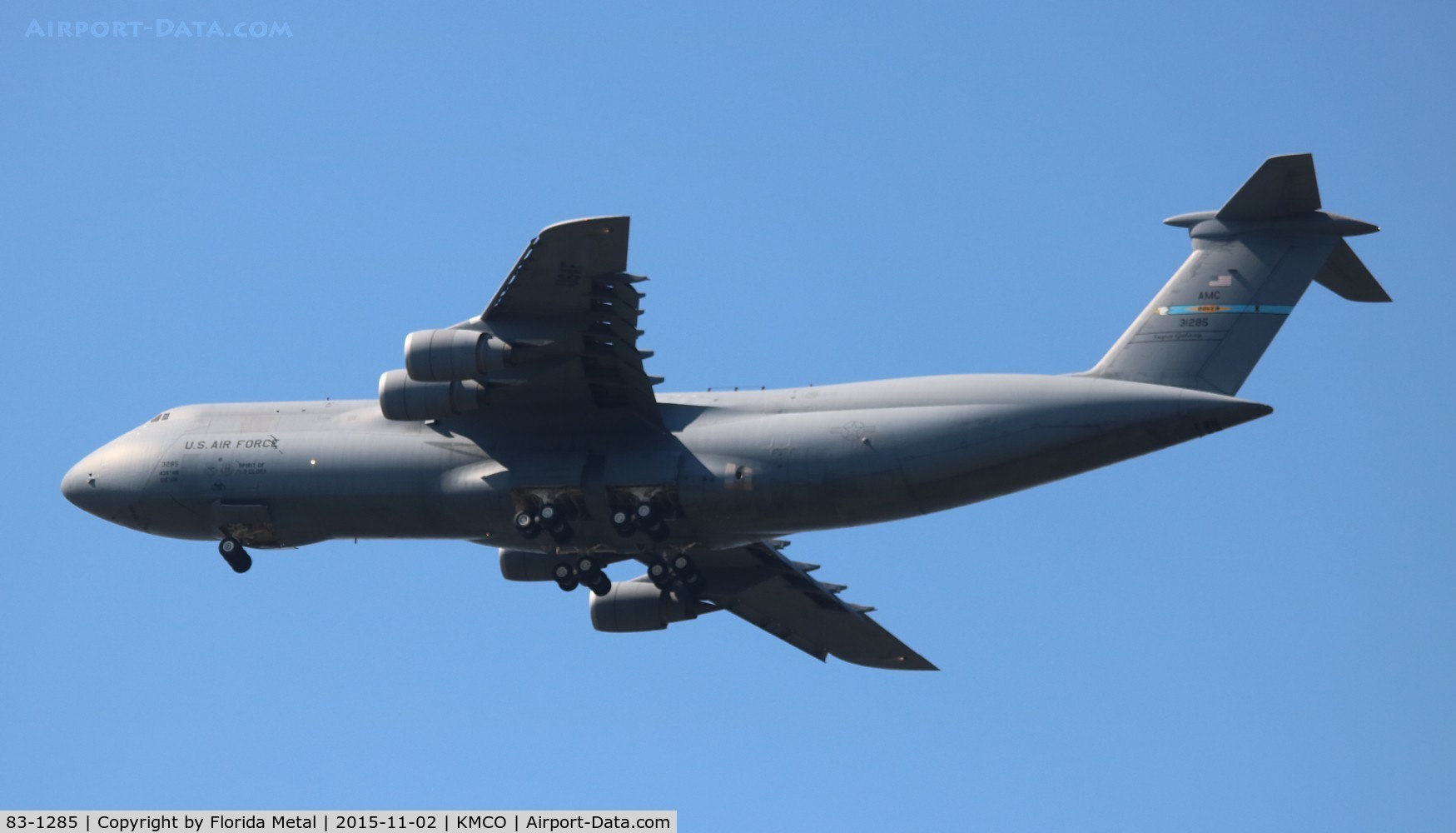 83-1285, 1983 Lockheed C-5M Super Galaxy C/N 500-0082, Airlift and Tanker 2015