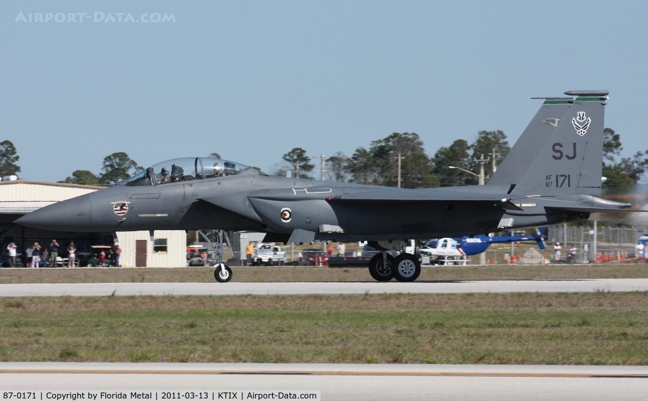 87-0171, 1987 McDonnell Douglas F-15E Strike Eagle C/N 1036/E011, TICO 2011
