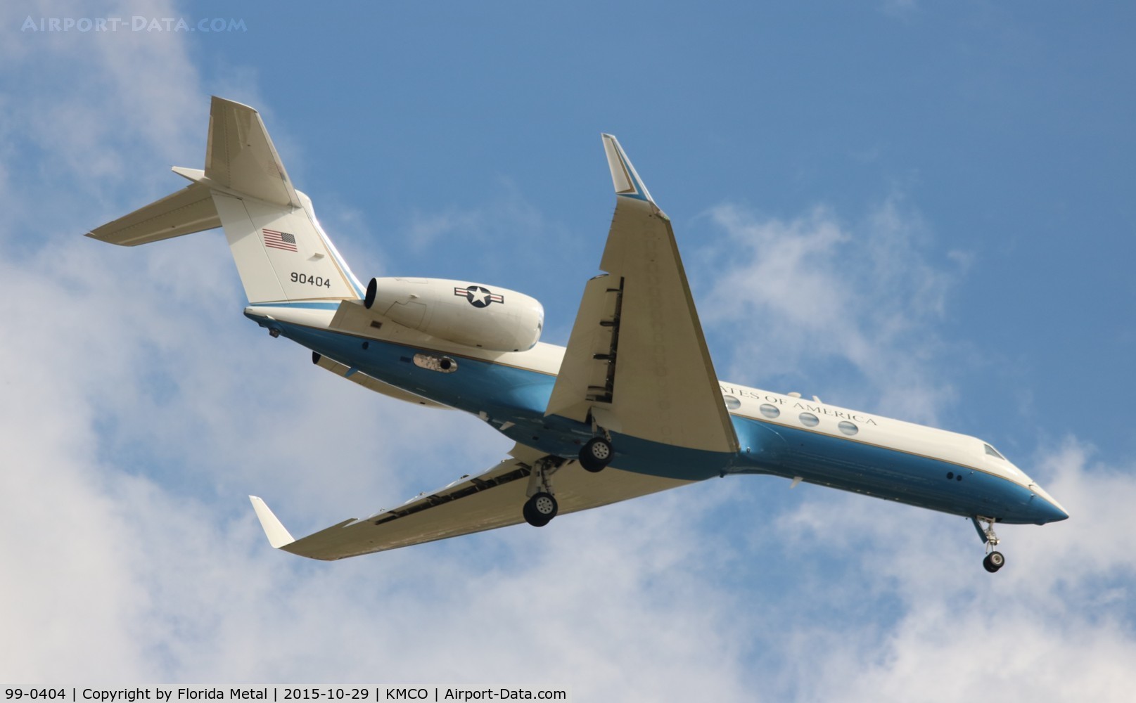 99-0404, 1999 Gulfstream Aerospace C-37A (Gulfstream V) C/N 590, Airlift and Tanker 2015