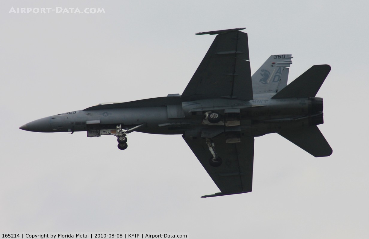 165214, McDonnell Douglas F/A-18C Hornet C/N 1394/C441, TOM 2010