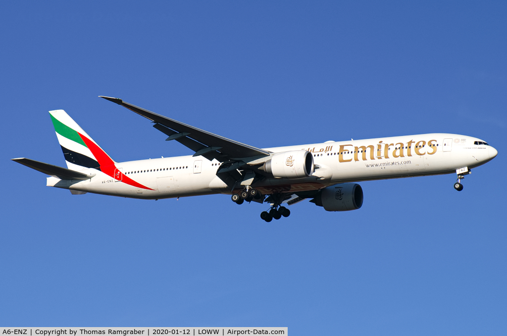 A6-ENZ, 2015 Boeing 777-31H/ER C/N 42319, Emirates Boeing 777-300