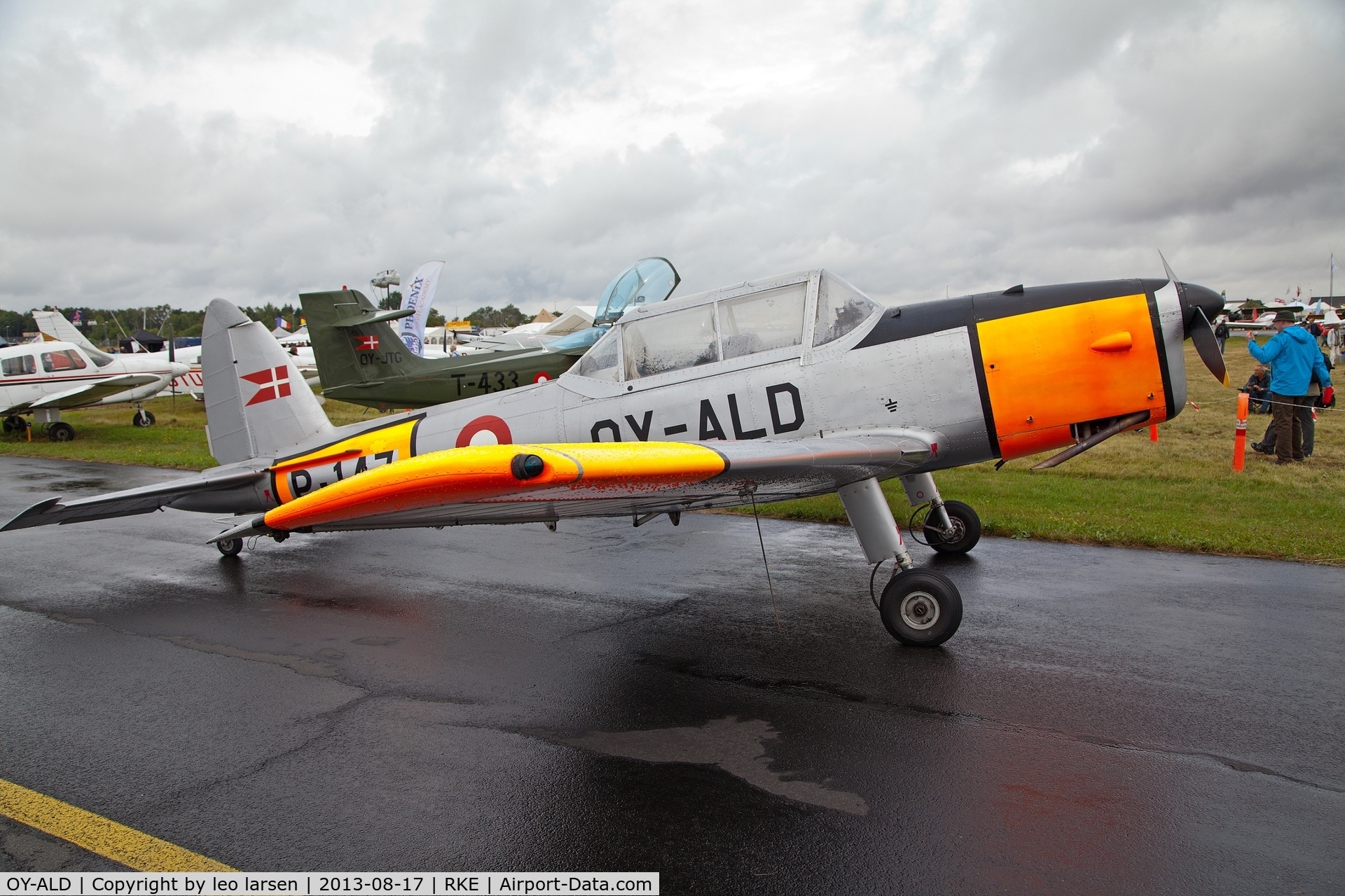 OY-ALD, 1953 De Havilland DHC-1 Chipmunk 22 C/N C1/0902, Roskilde Air Show 17.8.2013