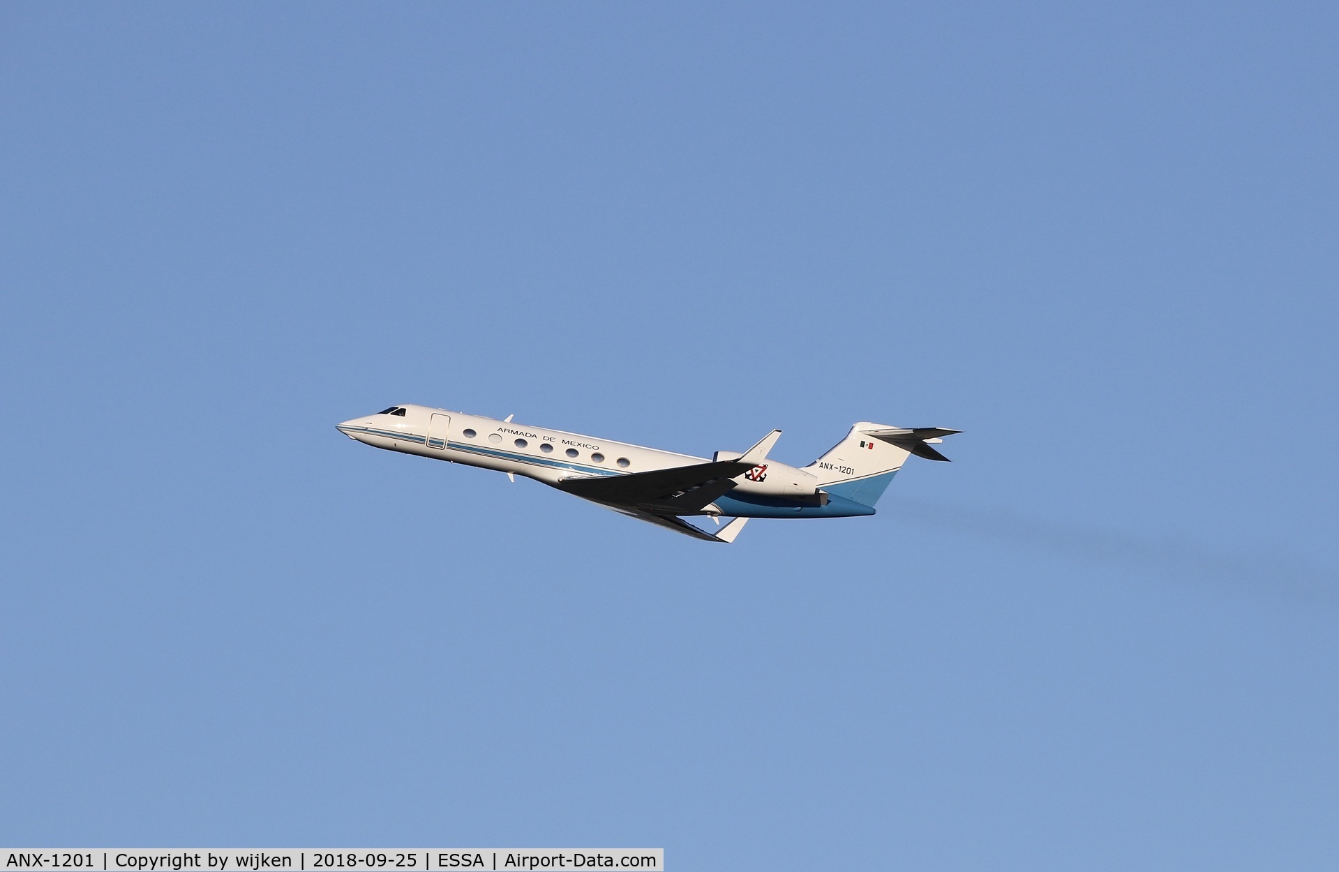 ANX-1201, 2010 Gulfstream Aerospace GV-SP (G550) C/N 5305, Nice visitor