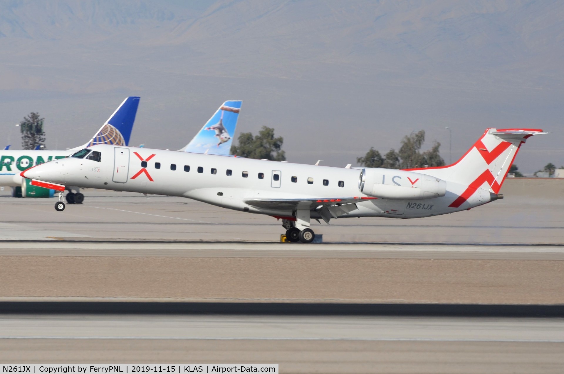 N261JX, 2001 Embraer ERJ-135LR (EMB-135LR) C/N 145512, Arrival of JetSuiteX ERJ135