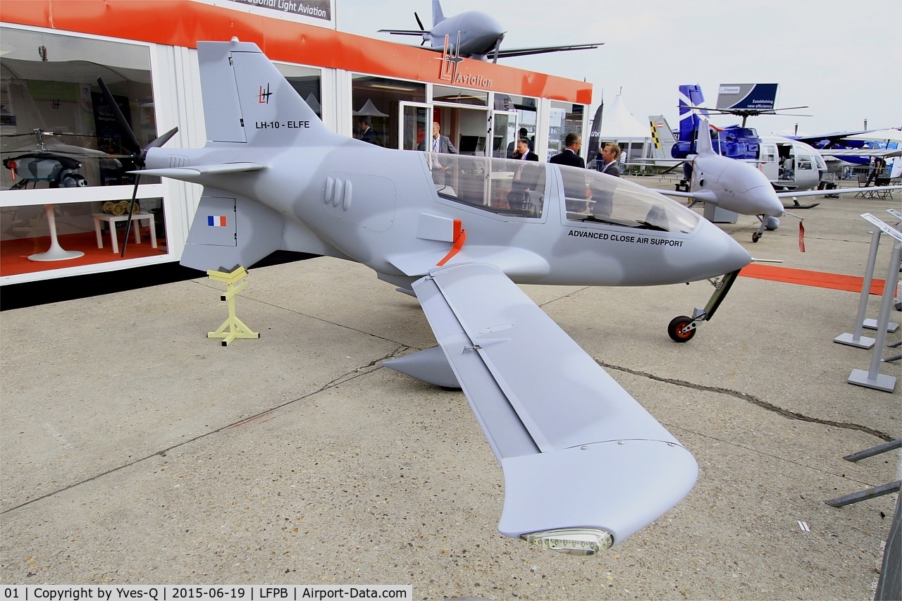 01, 2015 LH Aviation LH-10 Elfe C/N 01, LH Aviation LH-10 Elfe, Displayed at Paris-Le Bourget airport (LFPB-LBG) Air show 2015