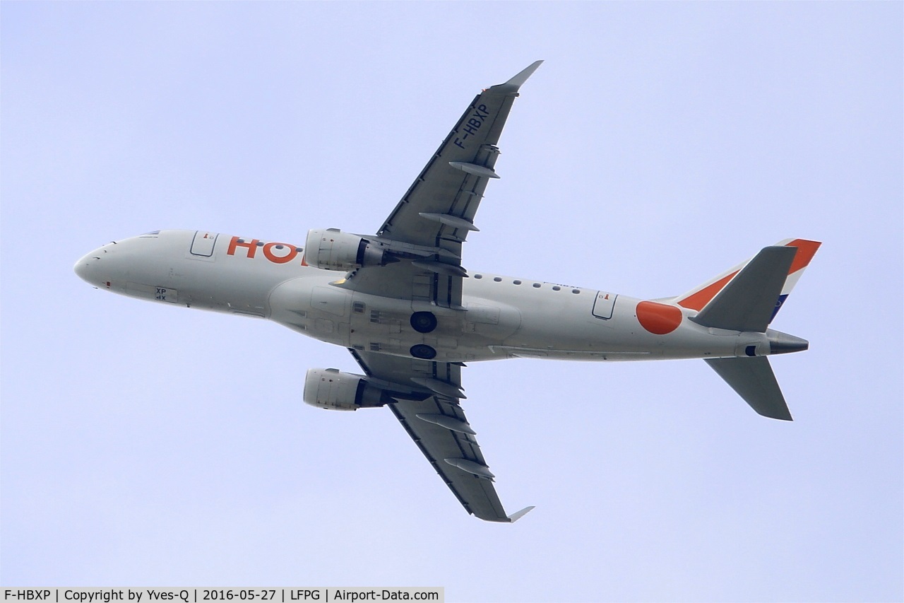 F-HBXP, 2004 Embraer 170LR (ERJ-170-100LR) C/N 17000036, Embraer ERJ-170ST, Take-off Rwy 27L, Roissy Charles De Gaulle Airport (LFPG-CDG)