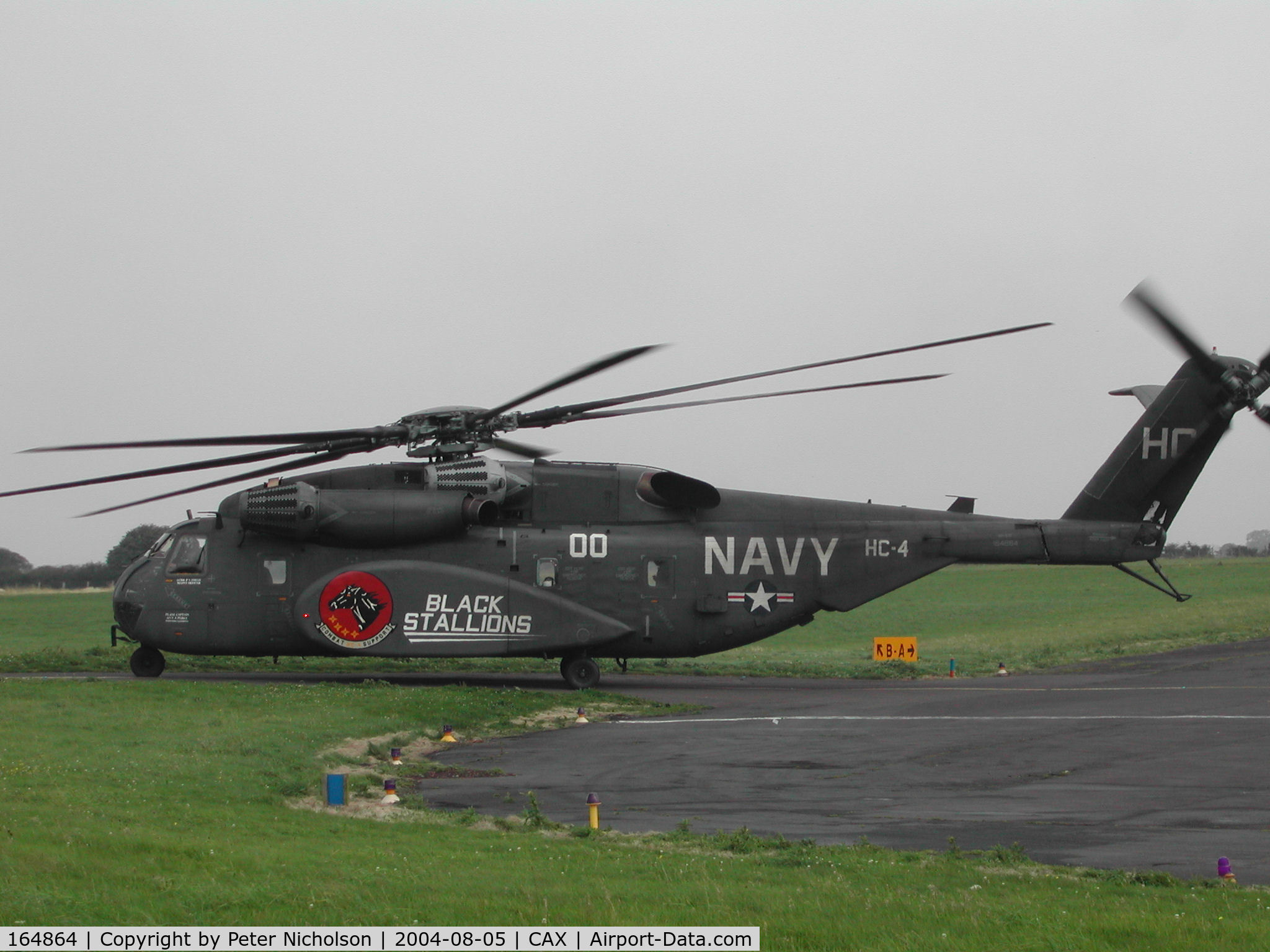 164864, Sikorsky MH-53E Sea Dragon C/N 65-620, MH-53E Sea Dragon. callsign JM 01Y, of HC-4 based at NAS Sigonella seen on a visit to Carlisle in August 2004.