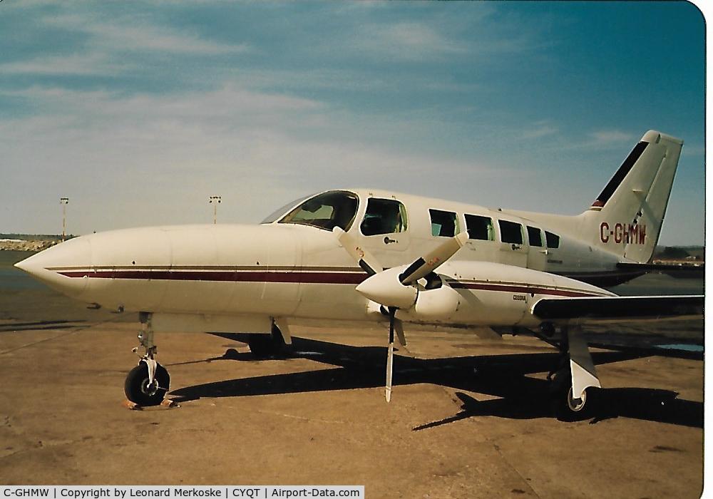C-GHMW, 1981 Cessna 402C C/N 402C0469, Picture from early 1980's