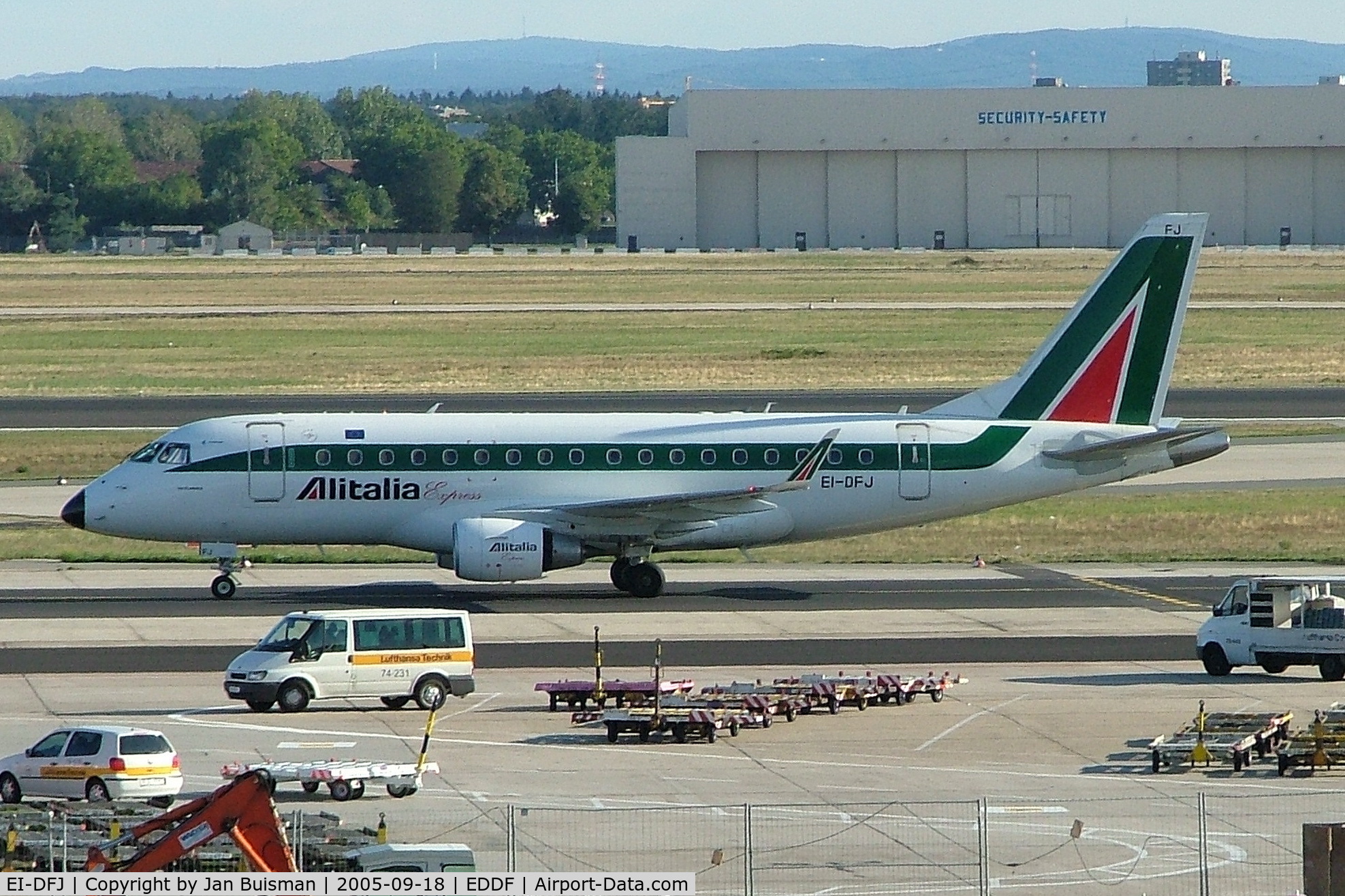 EI-DFJ, 2003 Embraer 170LR (ERJ-170-100LR) C/N 17000011, Alitalia Express