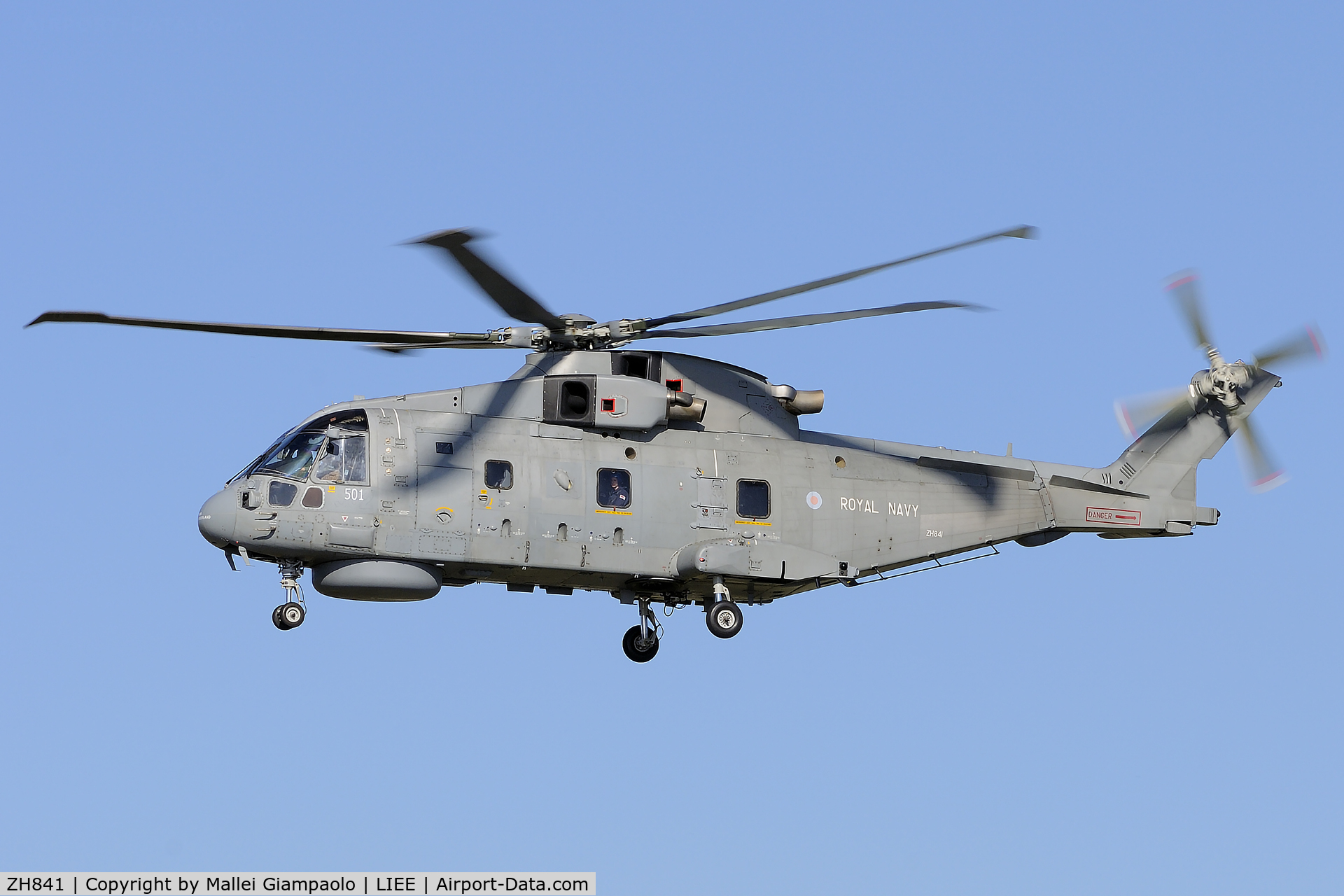 ZH841, 2000 AgustaWestland EH-101 Merlin HM.2 C/N 50087/RN21/MCSP21, ZH841