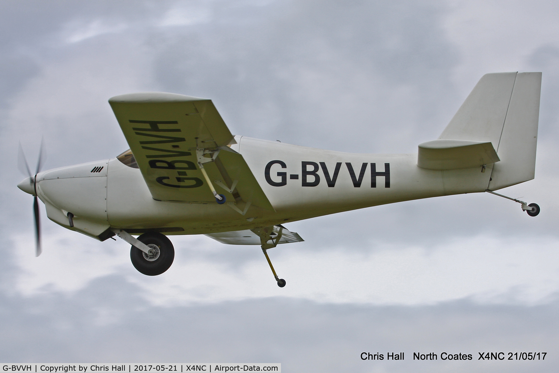G-BVVH, 2000 Europa Monowheel C/N PFA 247-12505, North Coates Summer fly in