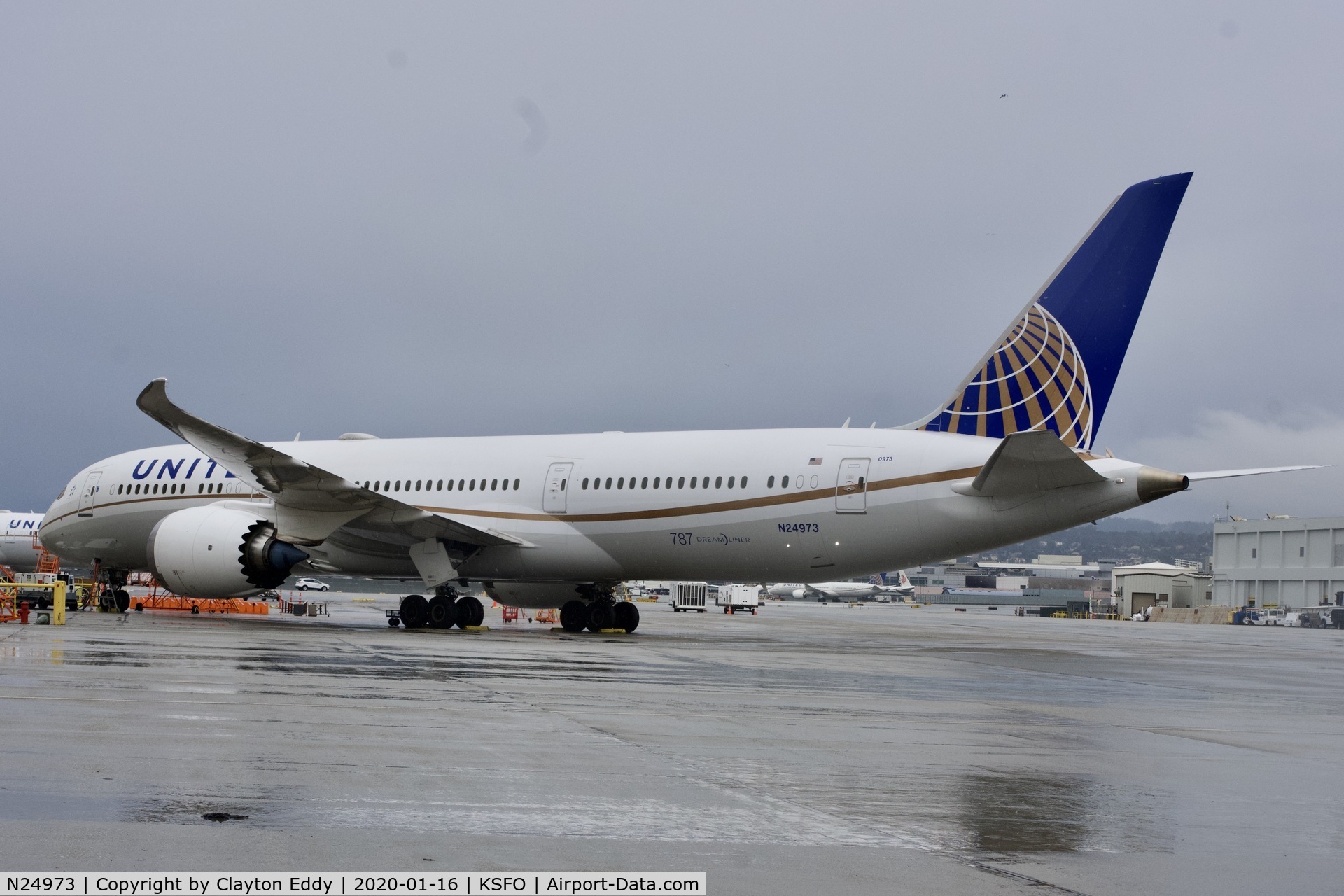 N24973, 2018 Boeing 787-9 Dreamliner Dreamliner C/N 40941, SFO 2020.