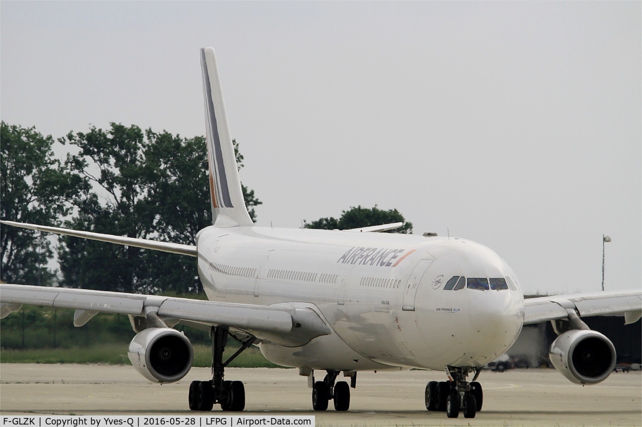 F-GLZK, 1997 Airbus A340-313X C/N 207, Airbus A340-313X, Taxiing, Roissy Charles De Gaulle Airport (LFPG-CDG)