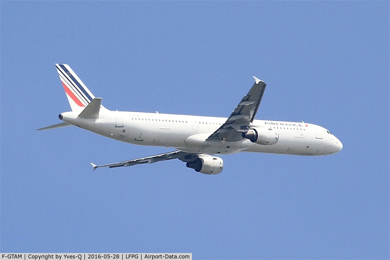F-GTAM, 2002 Airbus A321-211 C/N 1859, Airbus A321-211, Climbing from  rwy 06R, Roissy Charles De Gaulle airport (LFPG-CDG)
