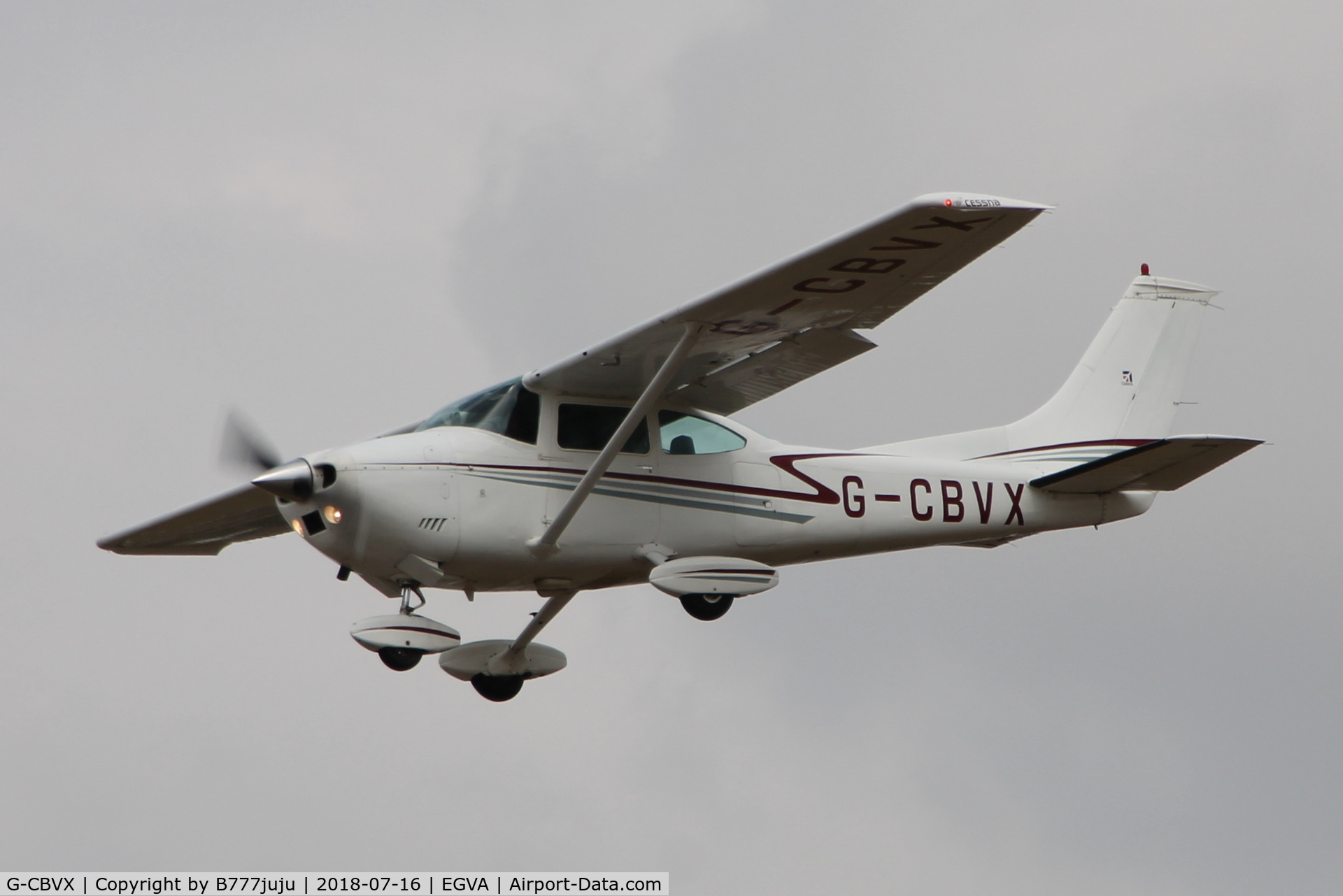 G-CBVX, 1974 Cessna 182P Skylane C/N 182-63419, at TATOO 2018
