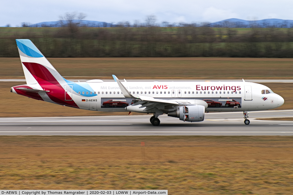 D-AEWS, 2016 Airbus A320-214 C/N 7439, Eurowings Airbus A320