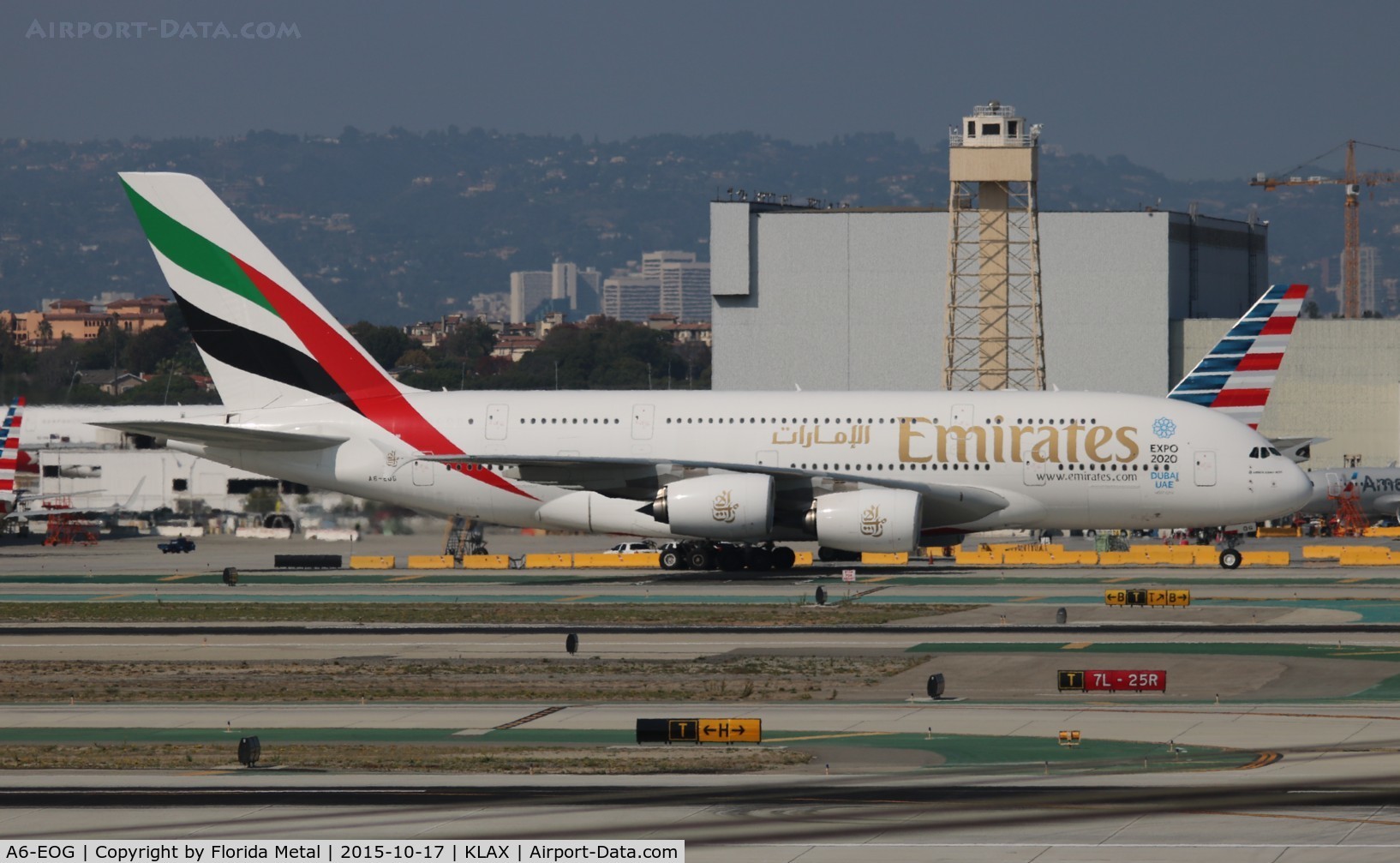 A6-EOG, 2014 Airbus A380-861 C/N 172, LAX Spotting