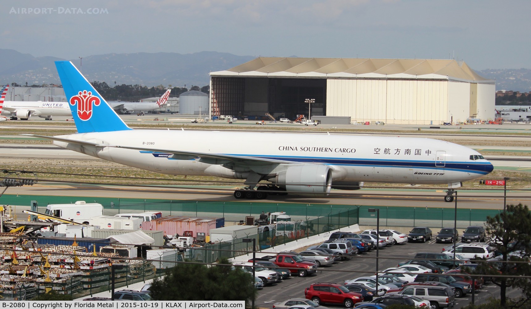 B-2080, 2011 Boeing 777-F1B C/N 37314, LAX spotting
