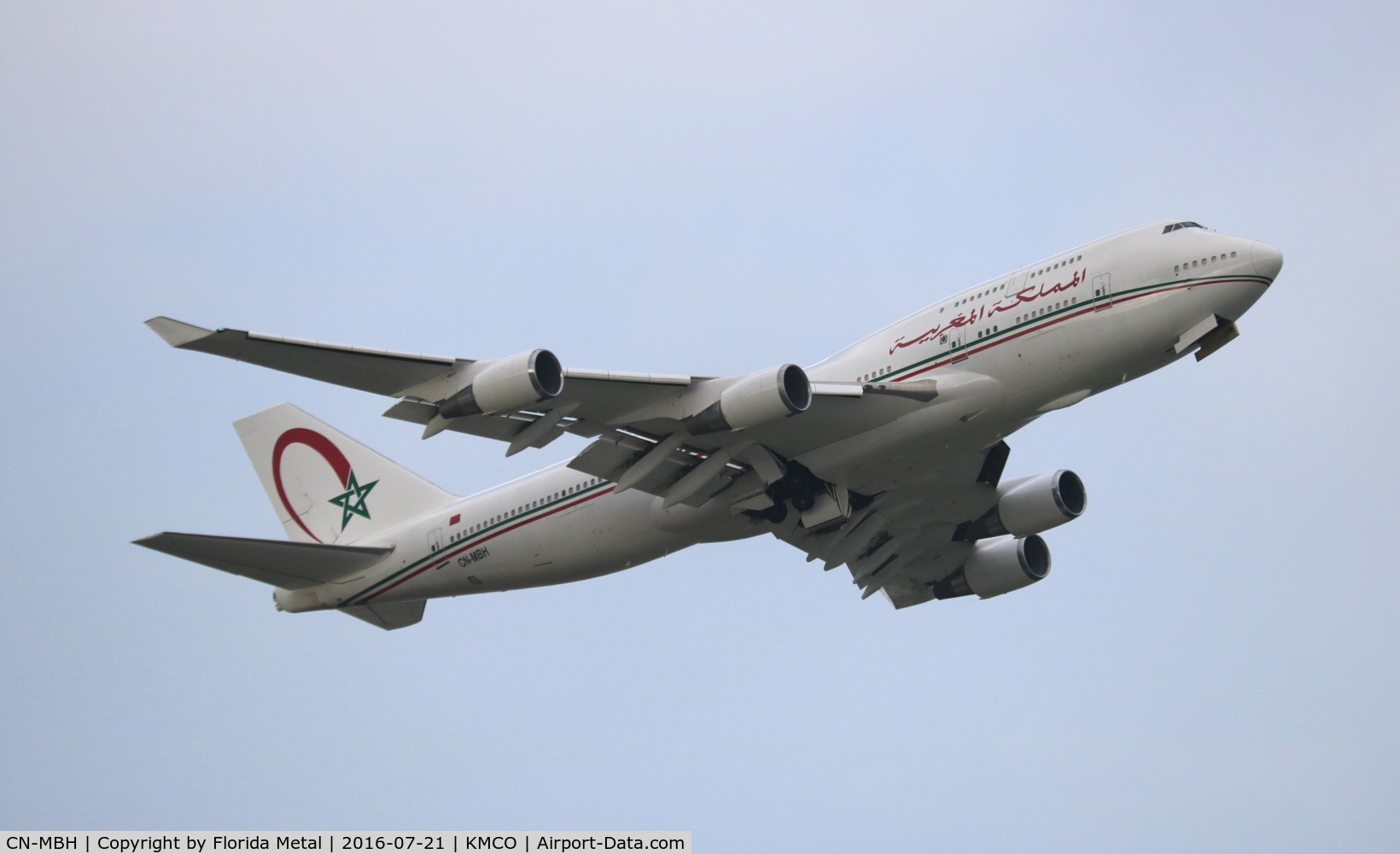 CN-MBH, 1999 Boeing 747-48EM C/N 28551, MCO 2016