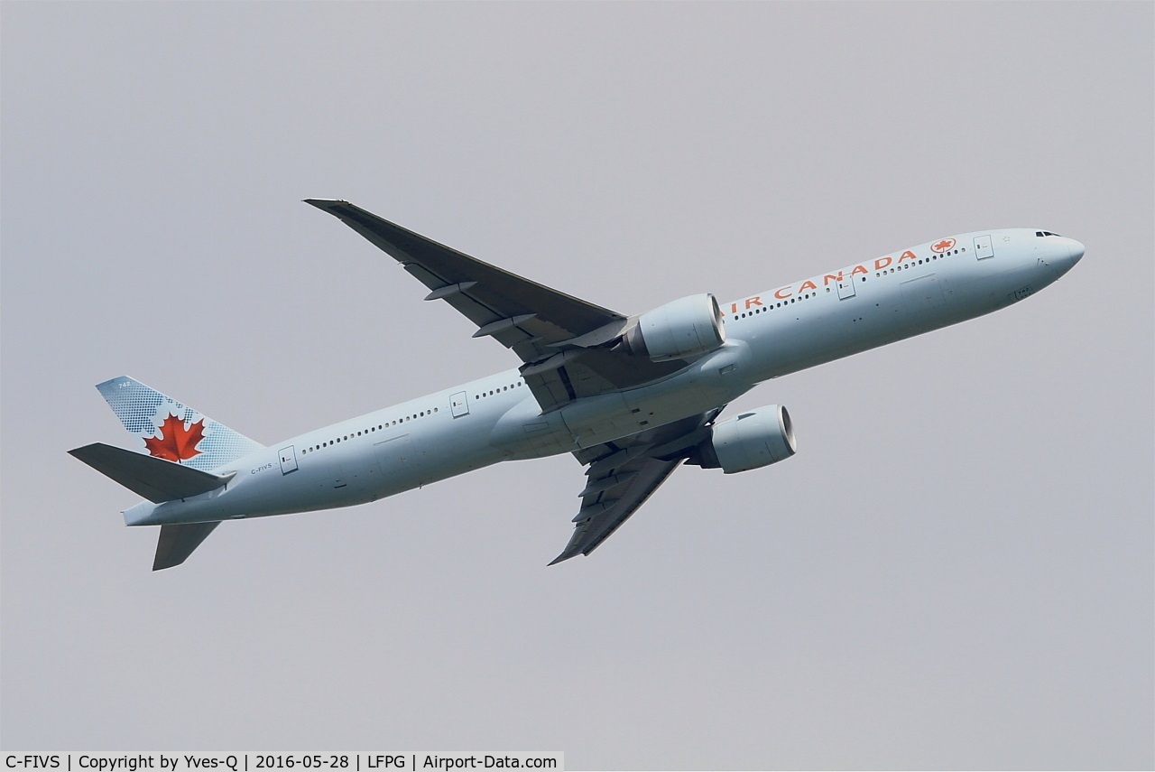 C-FIVS, 2009 Boeing 777-333/ER C/N 35784, Boeing 777-333ER, Take off rwy 06R, Roissy Charles De Gaulle airport (LFPG-CDG)