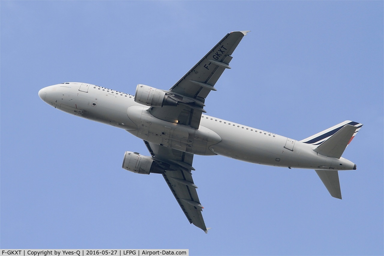 F-GKXT, 2009 Airbus A320-214 C/N 3859, Airbus A320-214, Take off rwy 27L, Roissy Charles De Gaulle airport (LFPG-CDG)