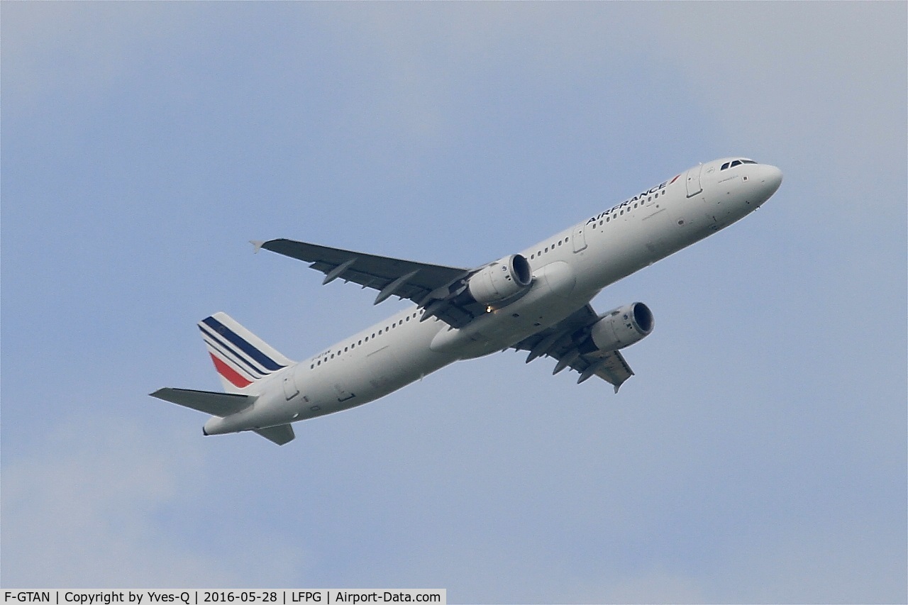 F-GTAN, 2007 Airbus A321-211 C/N 3051, Airbus A321-211, Take off rwy 06R, Roissy Charles De Gaulle airport (LFPG-CDG)