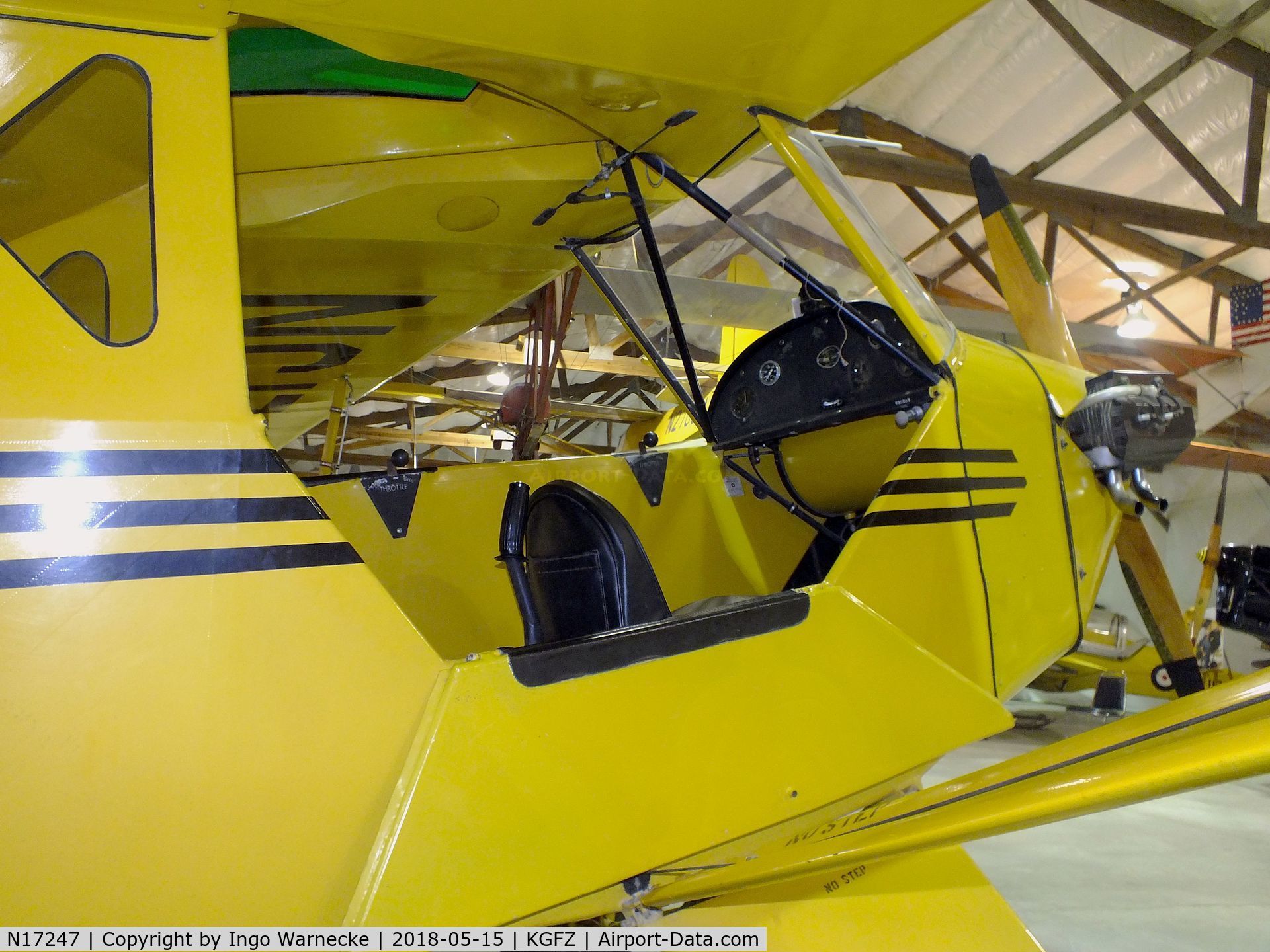 N17247, 1937 Piper J-2 C/N 913, Piper J2 Cub at the Iowa Aviation Museum, Greenfield IA  #c