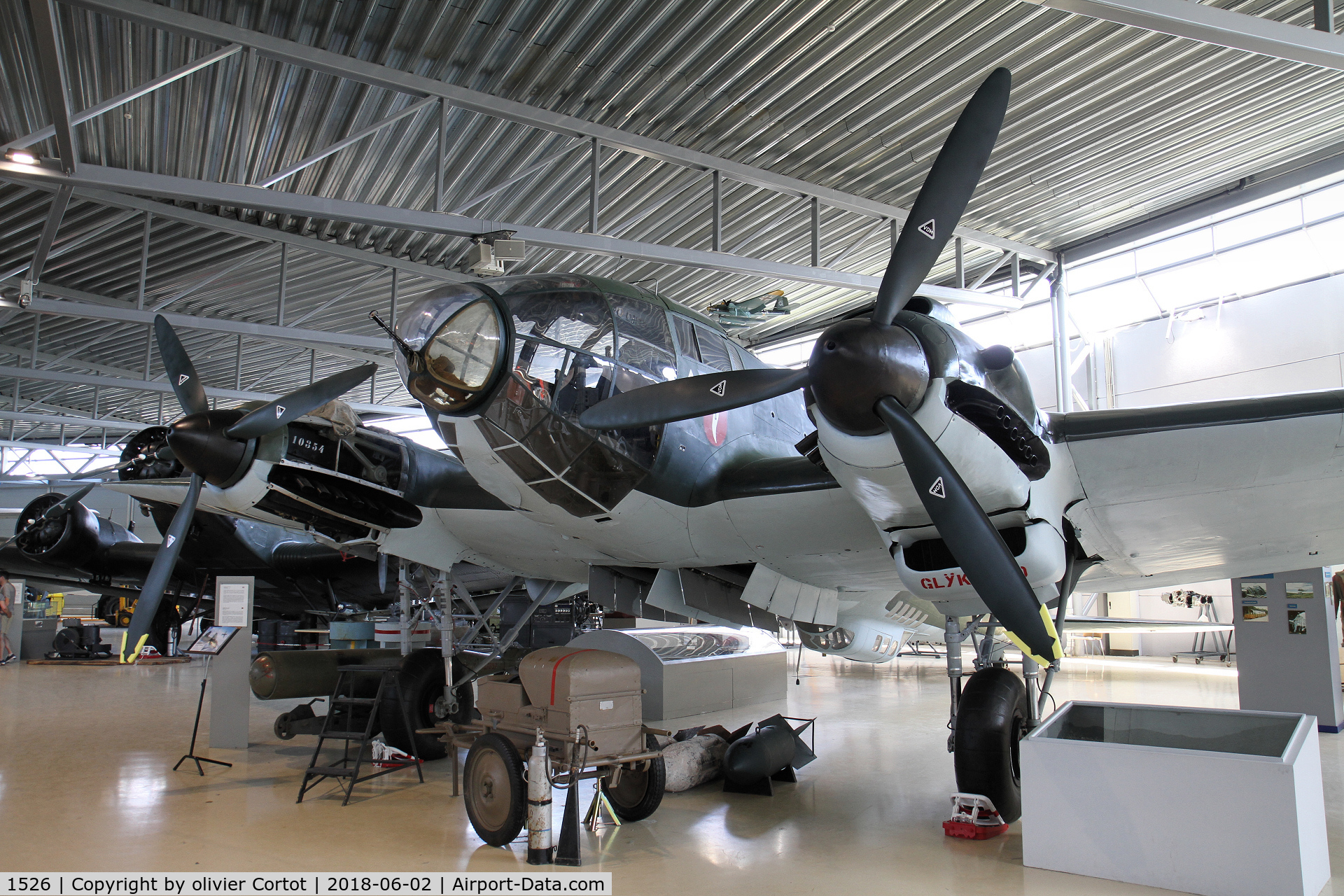 1526, Heinkel He-111P-1 C/N 1526, Very nice display in Norway