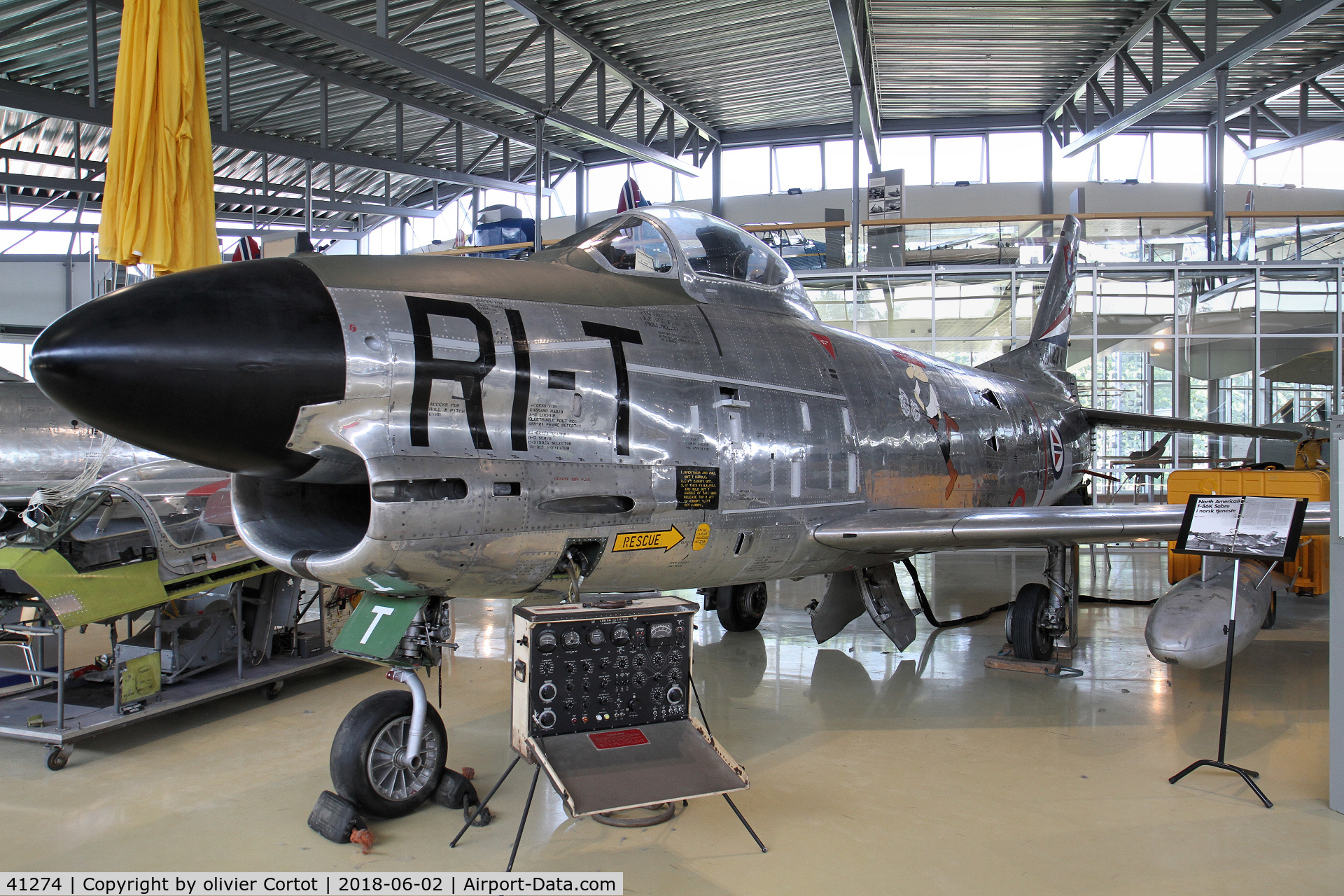 41274, 1954 North American F-86K Sabre C/N 213-44, 54-1274 F-86K