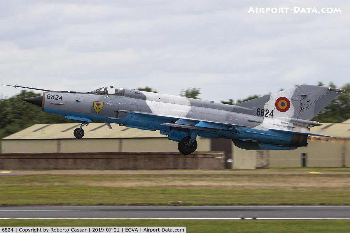 6824, Mikoyan-Gurevich MiG-21MF-75 Lancer C C/N 96006824/0524, RIAT19
