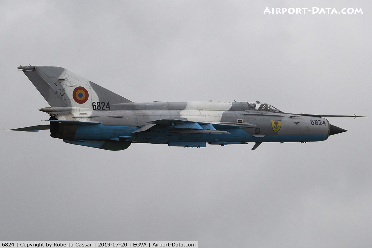 6824, Mikoyan-Gurevich MiG-21MF-75 Lancer C C/N 96006824/0524, RIAT19