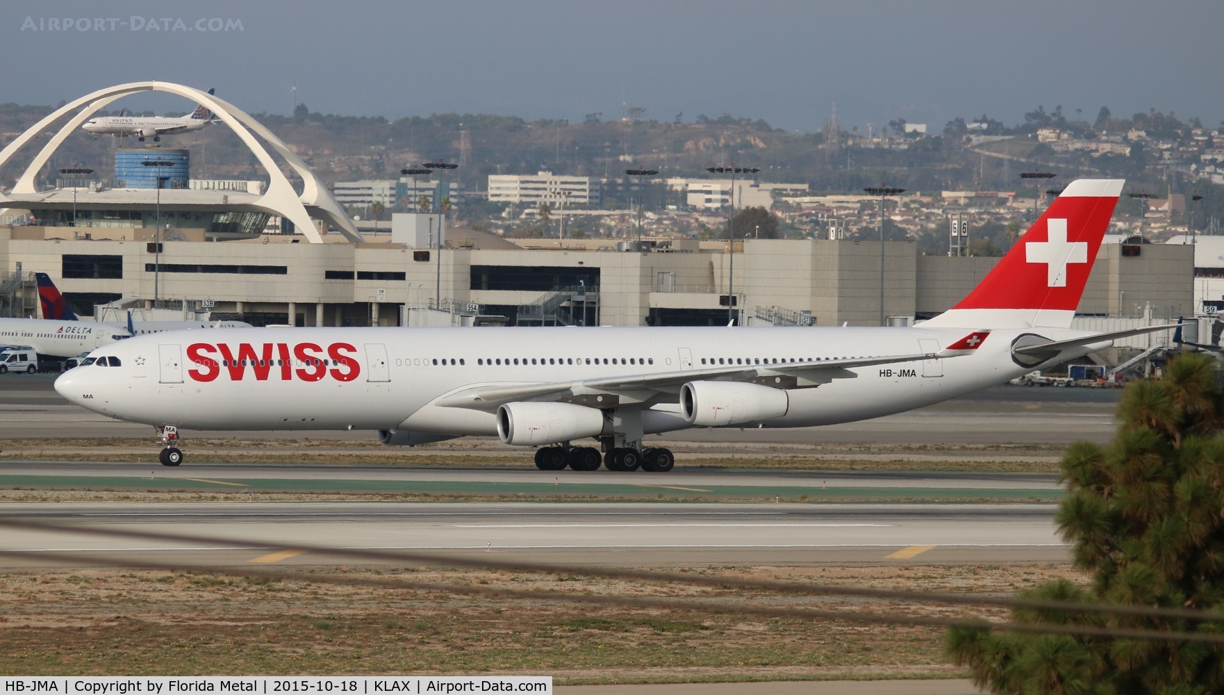 HB-JMA, 2003 Airbus A340-313 C/N 538, LAX 2015