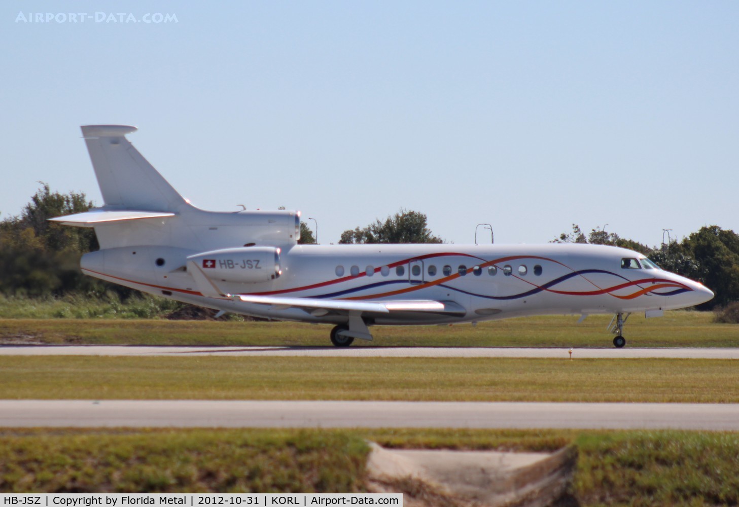 HB-JSZ, 2007 Dassault Falcon 7X C/N 004, NBAA 2012