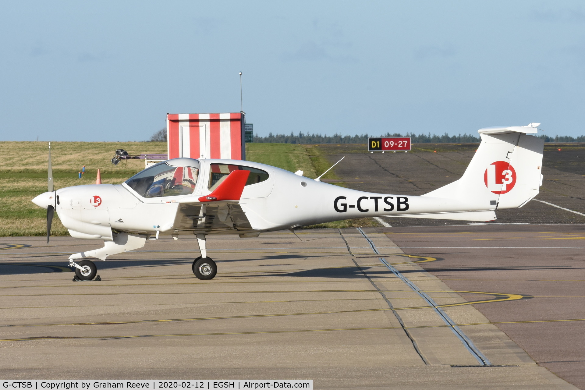 G-CTSB, 2015 Diamond DA-40NG Diamond Star C/N 40.N283, Parked at Norwich.