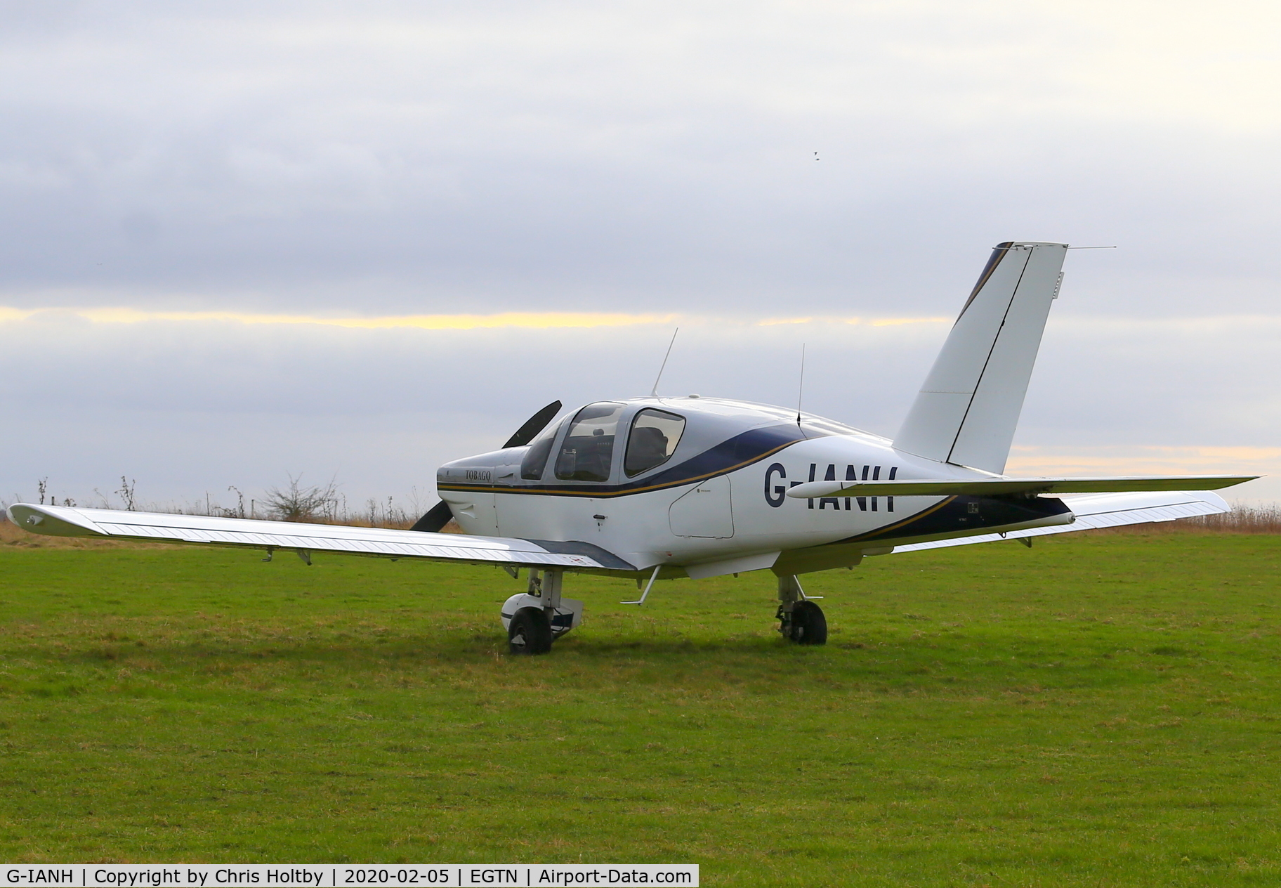 G-IANH, 2000 Socata TB-10 Tobago C/N 1843, Parked at Enstone Airfield, Oxon.