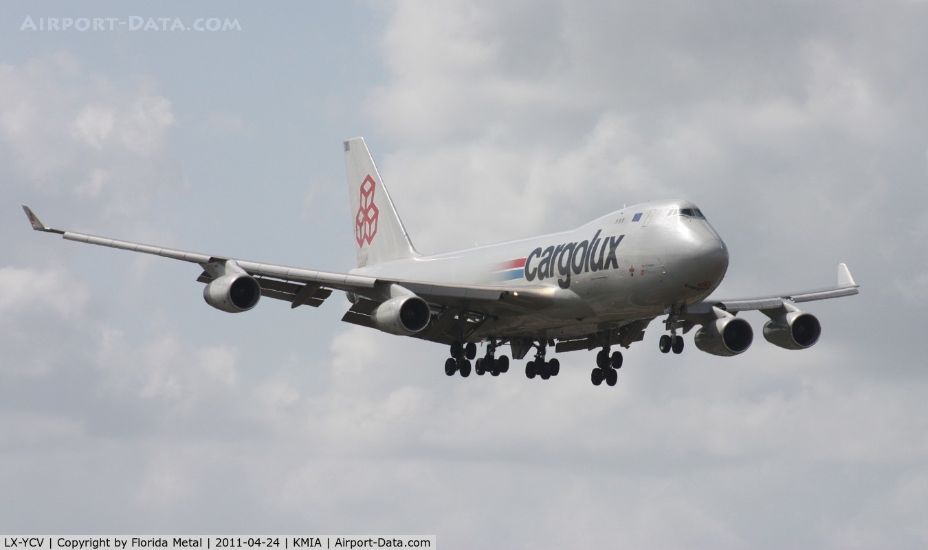 LX-YCV, 2008 Boeing 747-4R7F/SCD C/N 35805/1407, MIA 2011