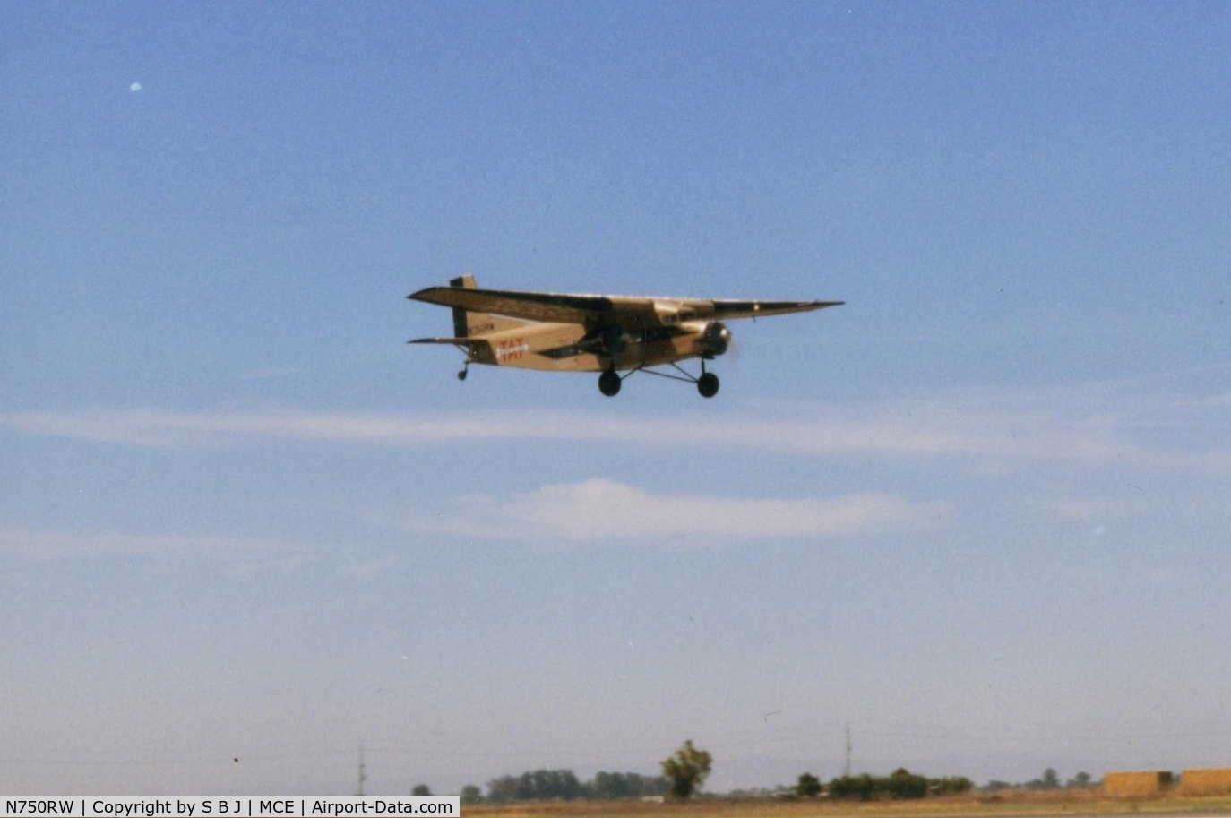 N750RW, 1985 Bushmaster 2000 C/N 2, N750RW (no its not a Ford) doing a fly by at one of the last Merced airshows.During the 70s & 80s Merced had fantastic flyins and airshows with great attendance in both display aircraft and flyins.By 2000+,not so good.