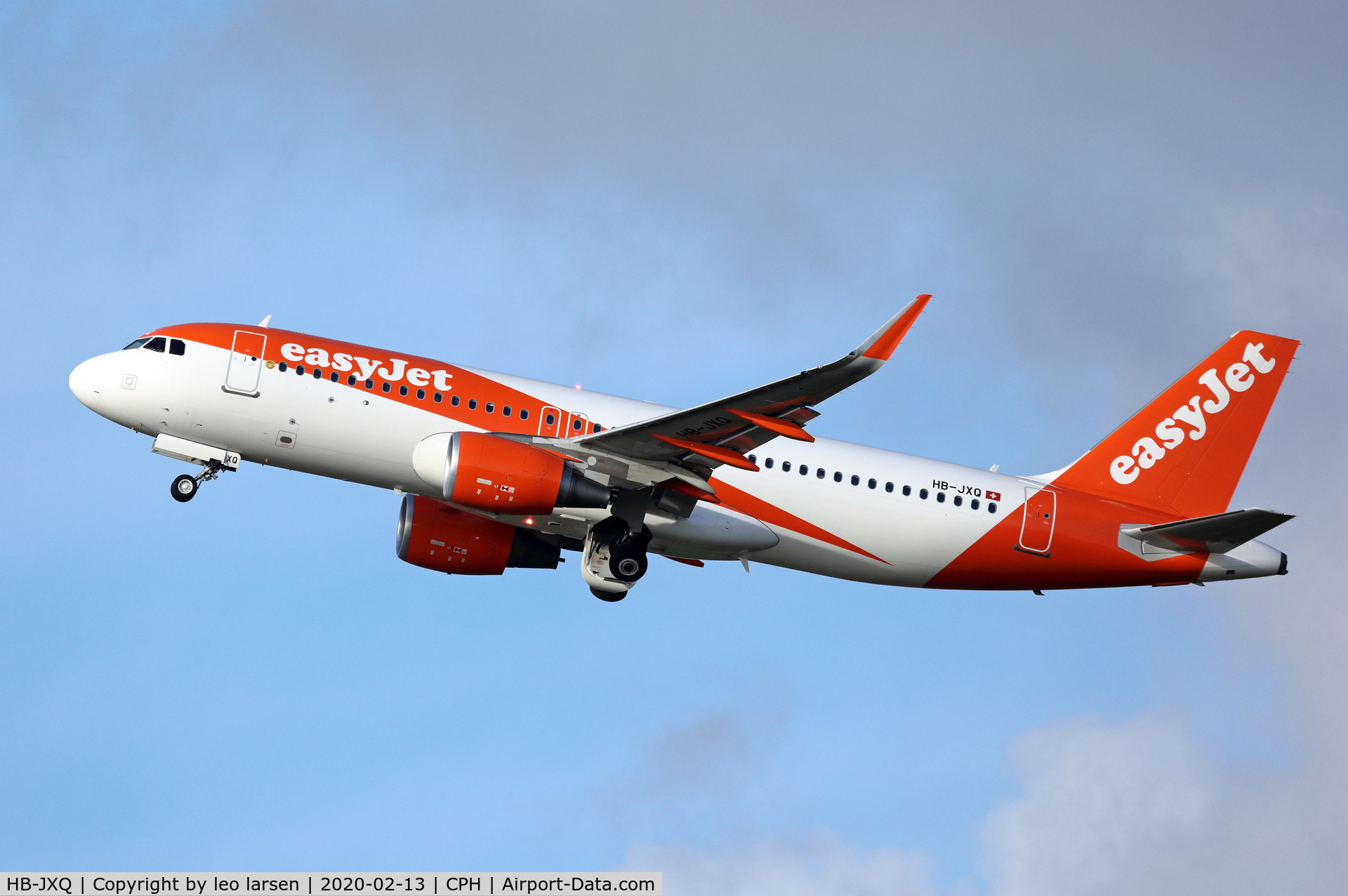 HB-JXQ, 2018 Airbus A320-214 C/N 8263, Copenhagen 13.2.2020