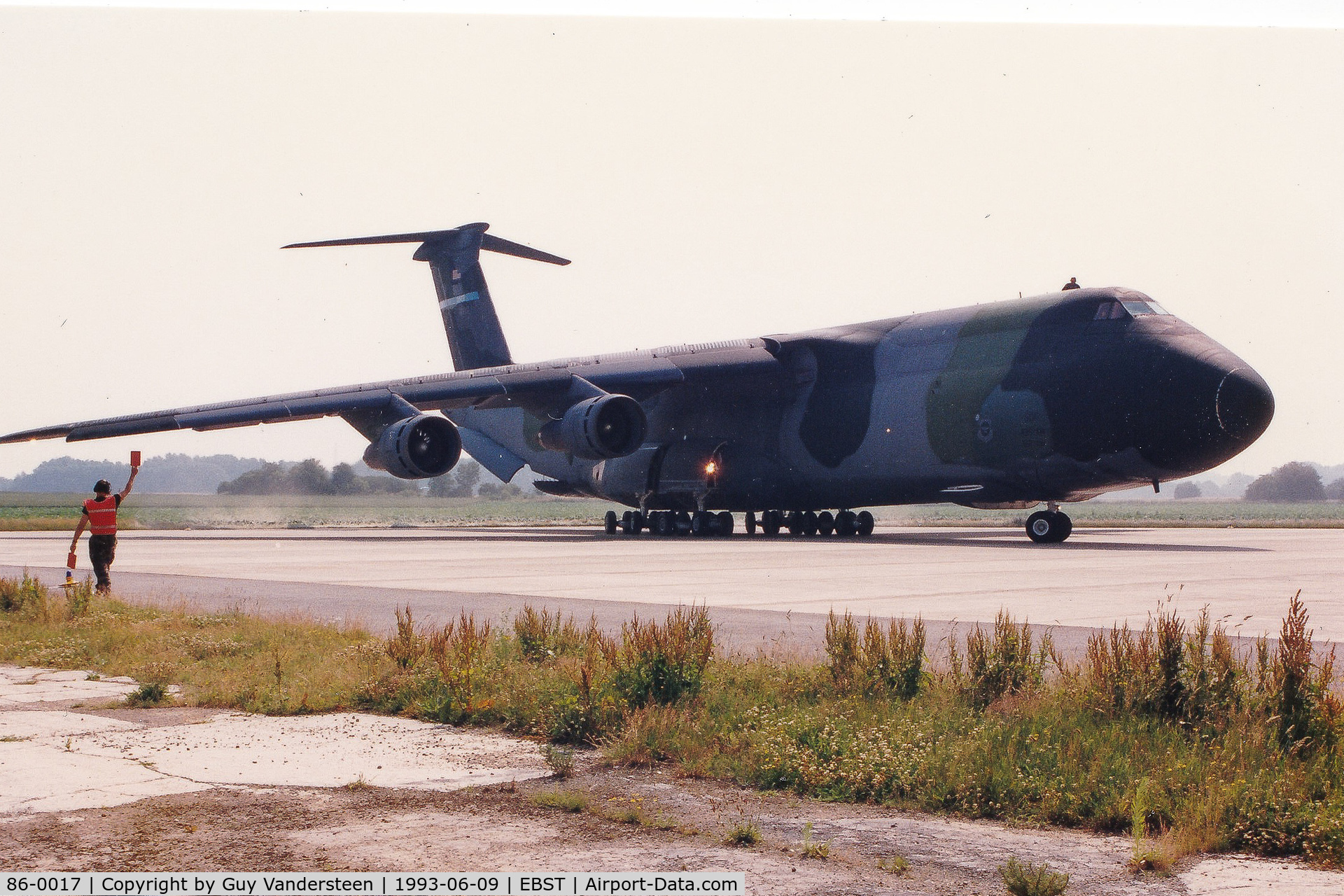 86-0017, 1986 Lockheed C-5B Galaxy C/N 500-0103, C-5B visiting EBST during Exercise Coronet Dart in support of South Dakota ANG