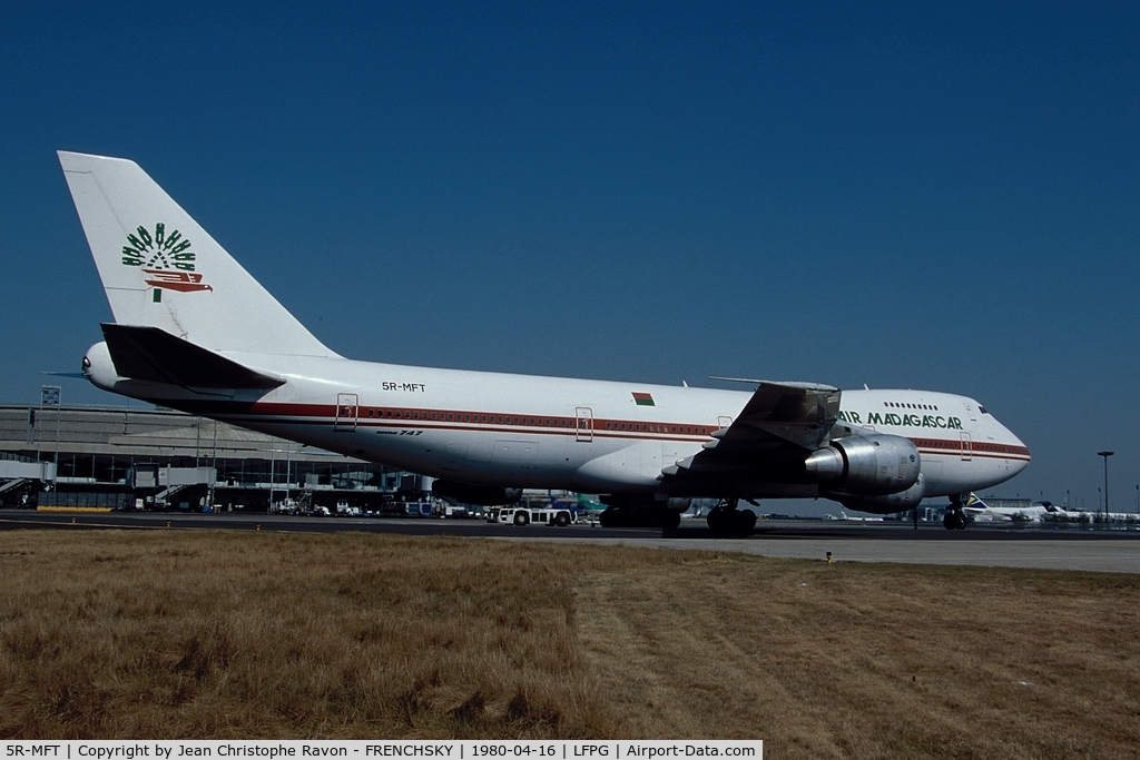 5R-MFT, 1979 Boeing 747-2B2B C/N 21614, Air Madagascar (broken up)