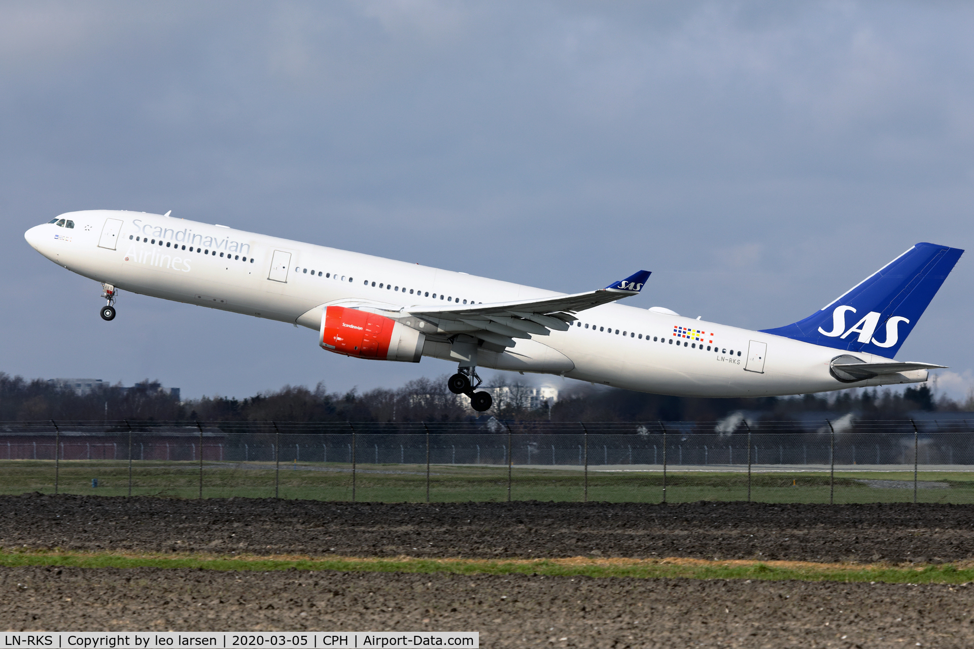 LN-RKS, 2015 Airbus A330-343E C/N 1665, Copenhagen 5.3.2020
