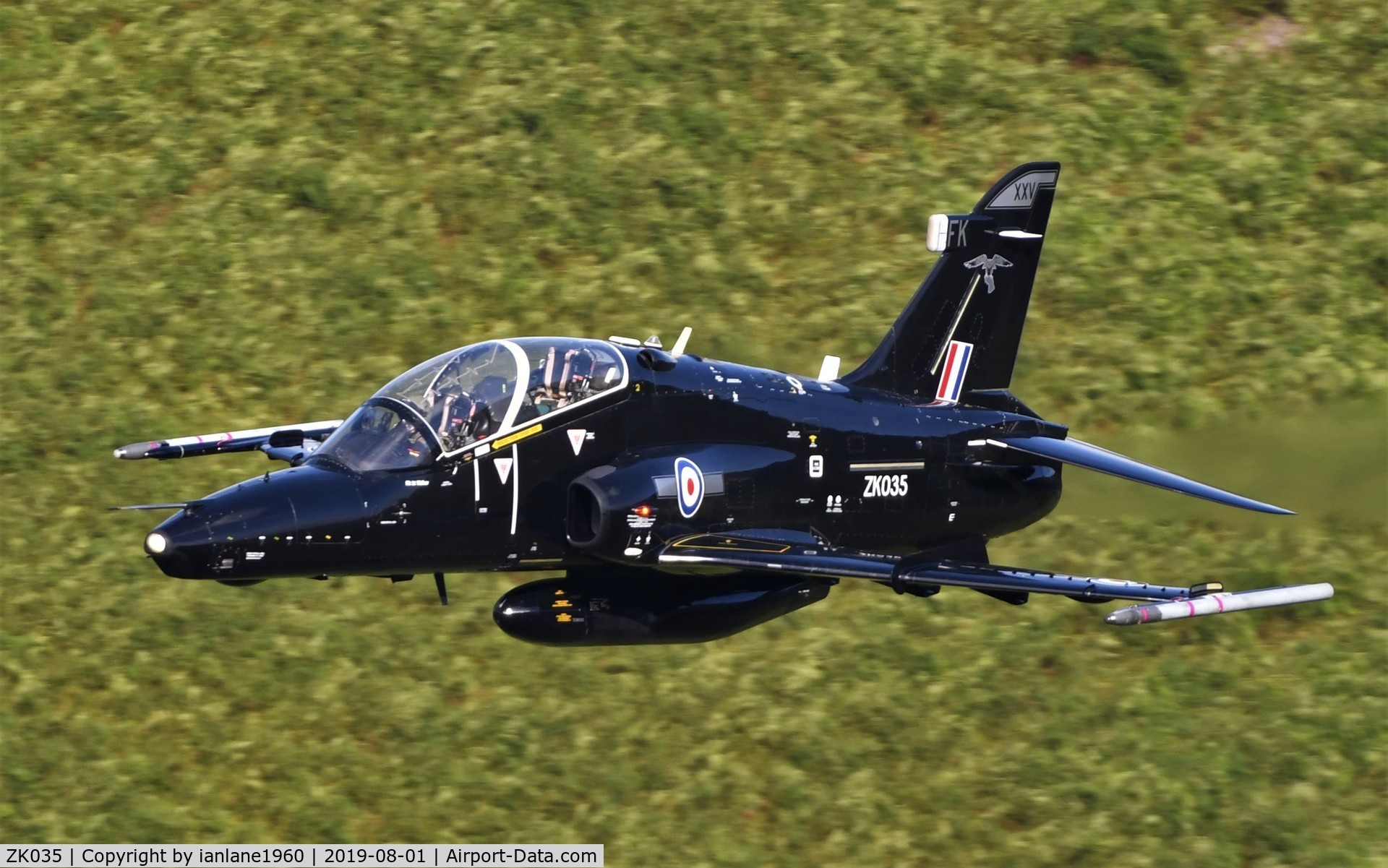 ZK035, 2010 British Aerospace Hawk T2 C/N RT026/1264, LFA07 Mach Loop