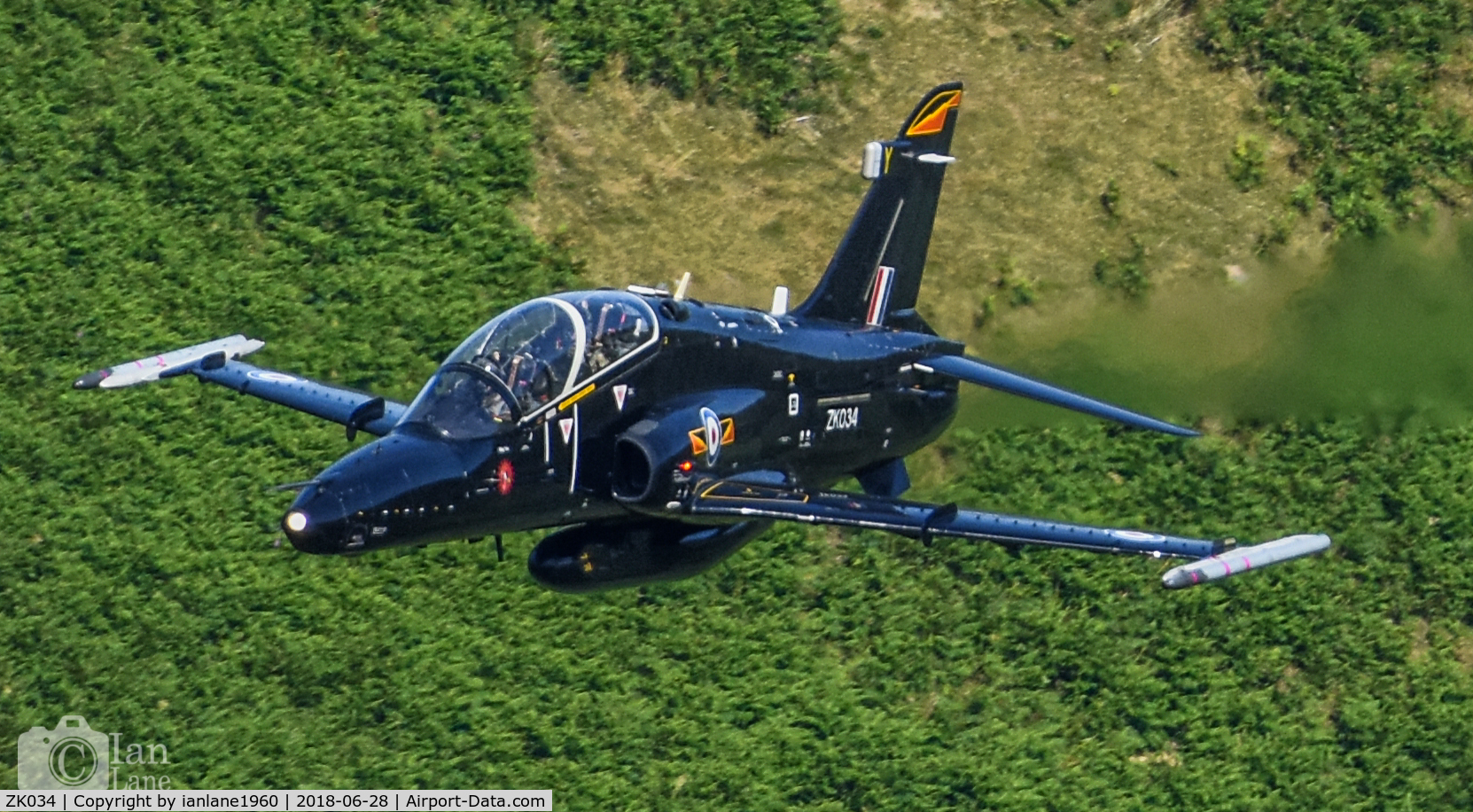 ZK034, 2010 British Aerospace Hawk T2 C/N RT025/1263, LFA07 Mach Loop