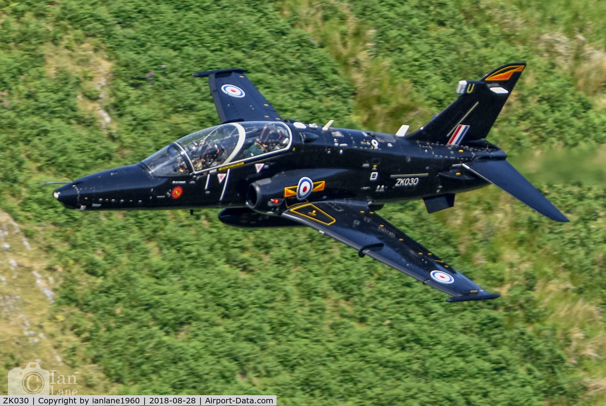 ZK030, 2010 British Aerospace Hawk T2 C/N RT021/1259, LFA07 Mach Loop