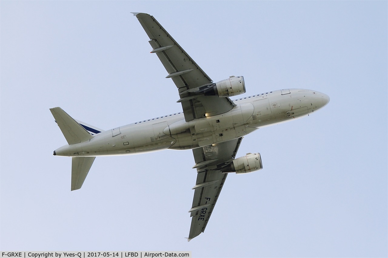 F-GRXE, 2002 Airbus A319-111 C/N 1733, Airbus A319-111, Take off rwy 05, Bordeaux-Mérignac airport (LFBD-BOD)